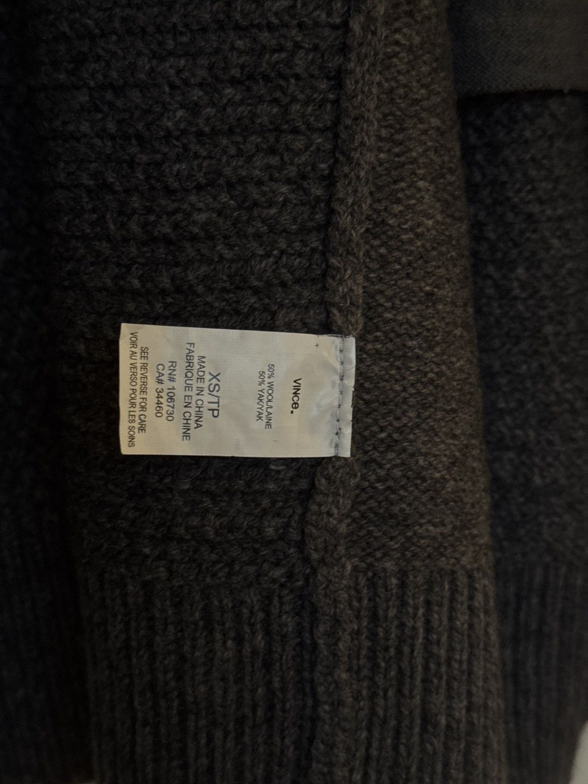 Vince Vince Knitwear Jacket Size XS / US 0-2 / IT 36-38 - 7 Thumbnail