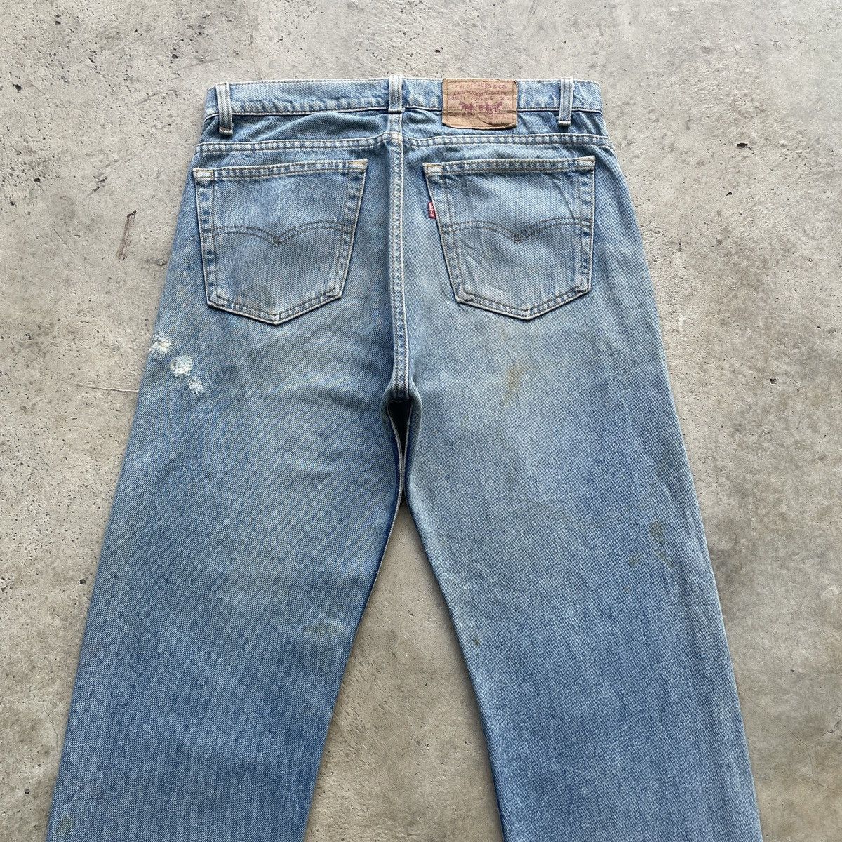 Levi's 90s Vintage Levi’s 505 Made In USA Faded Jeans Pants W33 Size US 33 - 9 Thumbnail