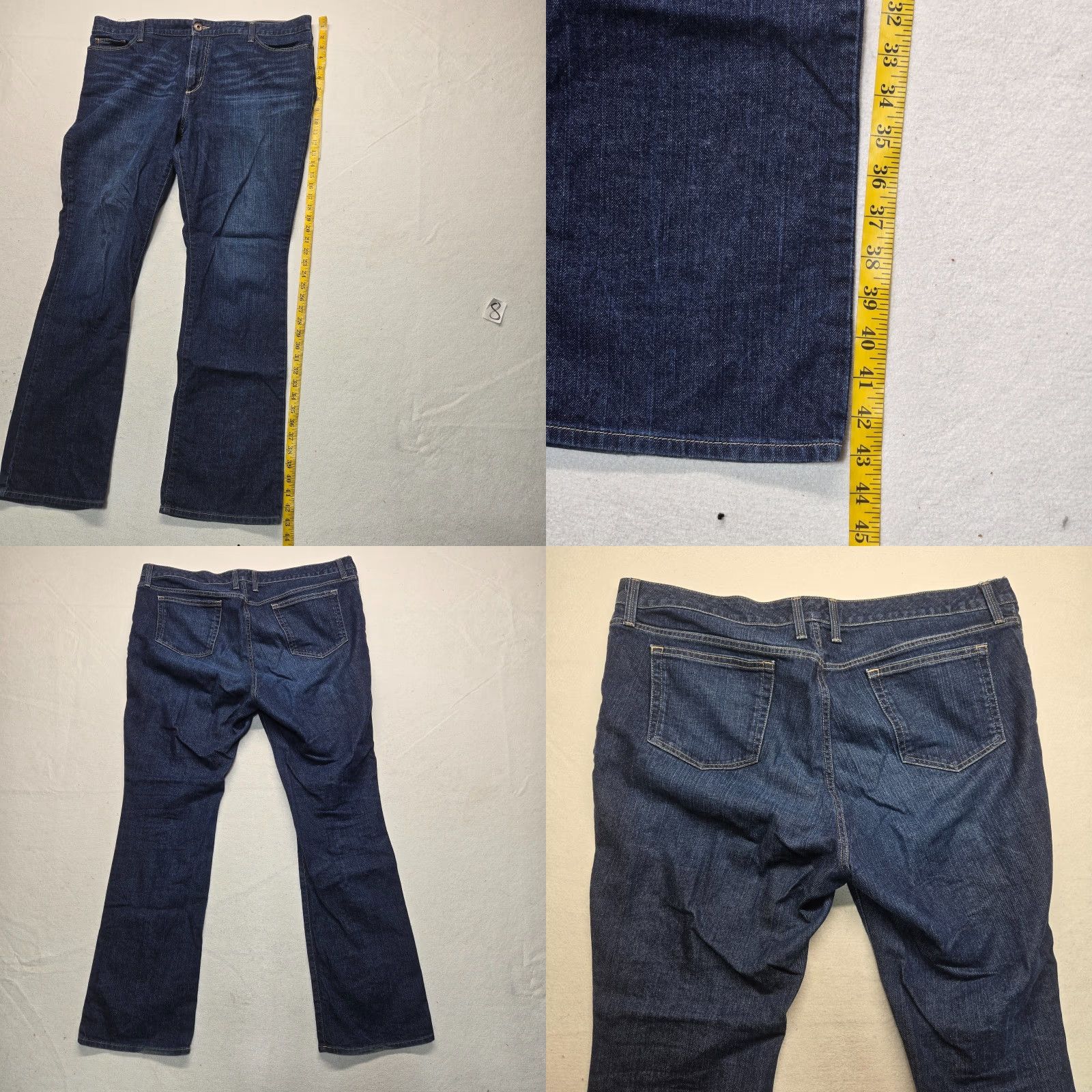 Eddie Bauer Eddie Bauer Jeans Bootcut Women 18R Blue Denim Pants Adult Womens 18R 5-Pocket Design Medium Wash Vintage No Size 40" / US 18 - 8 Thumbnail