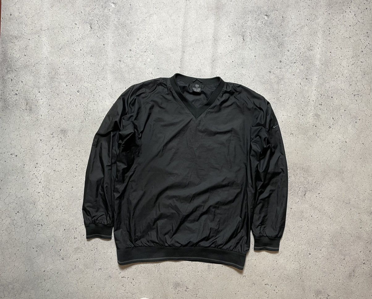 Nike Vintage Nylon Jacket Sweatshirt Nike Y2K Drill Swoosh Size US L / EU 52-54 / 3 - 1 Thumbnail