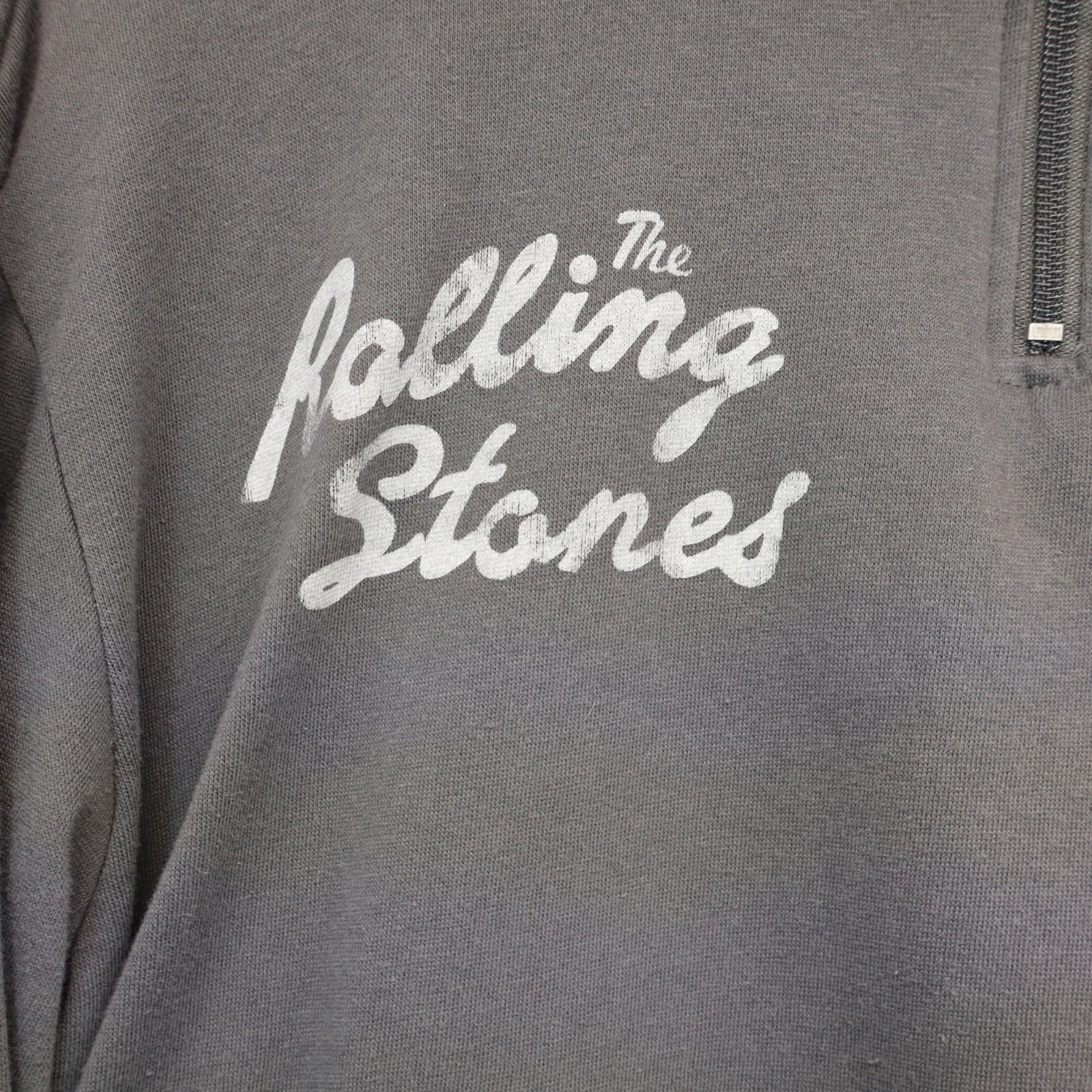 The Rolling Stones Rolling Stones Sweatshirt WomensXL Gray Band 1/4 Zip Size XL / US 12-14 / IT 48-50 - 3 Thumbnail