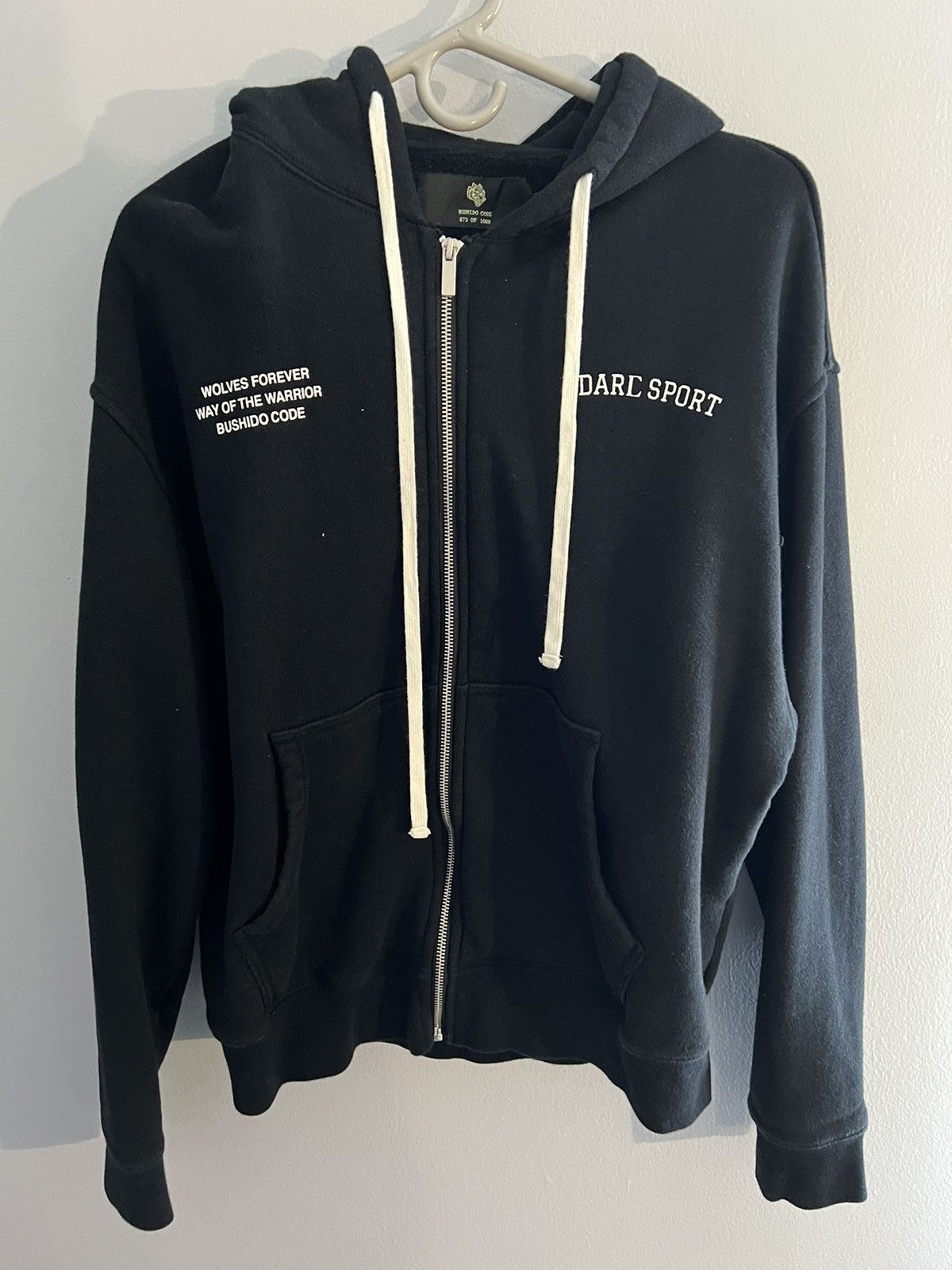 Darc Sport Darc Sport Bushido Code Zip up | Grailed