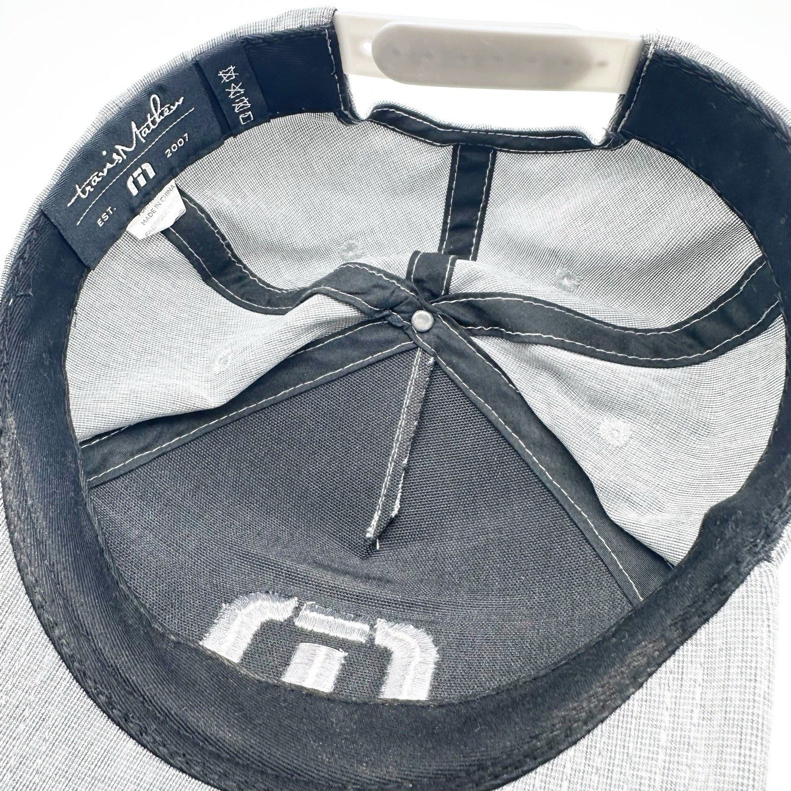 TravisMathew Travis Mathew GOLF Men's Snapback Top Shelf Hat Light Gray Size ONE SIZE - 8 Thumbnail