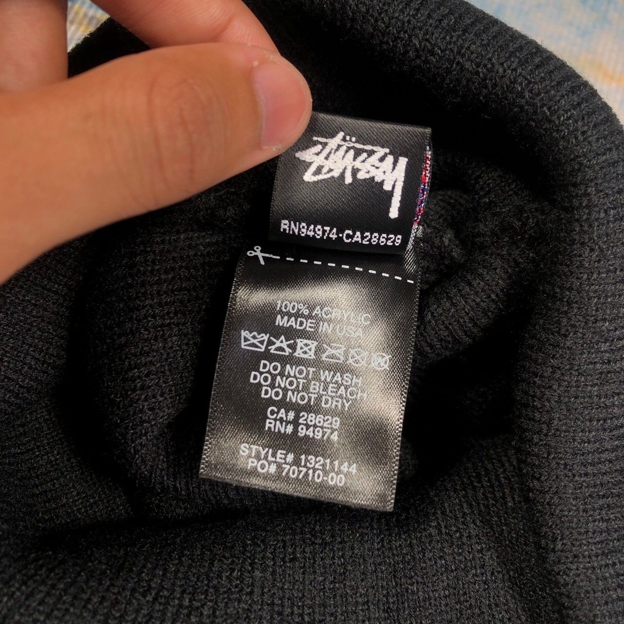 Stussy × Vintage Stussy Big Stock Cuff Beanie Size ONE SIZE - 4 Thumbnail