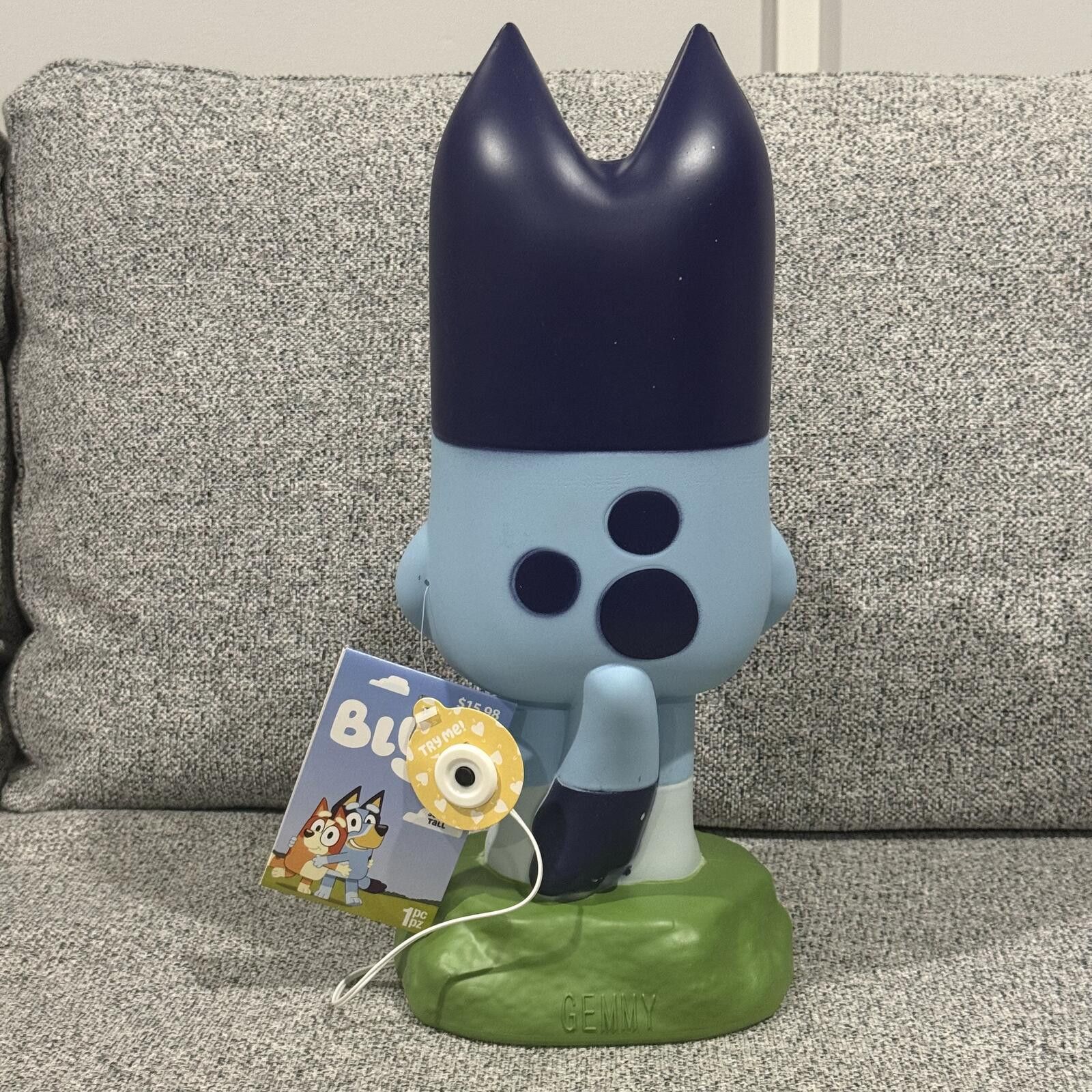Blue Blue Japan Bluey Figurine with Heart Card - Cute Collectible Size ONE SIZE - 3 Thumbnail