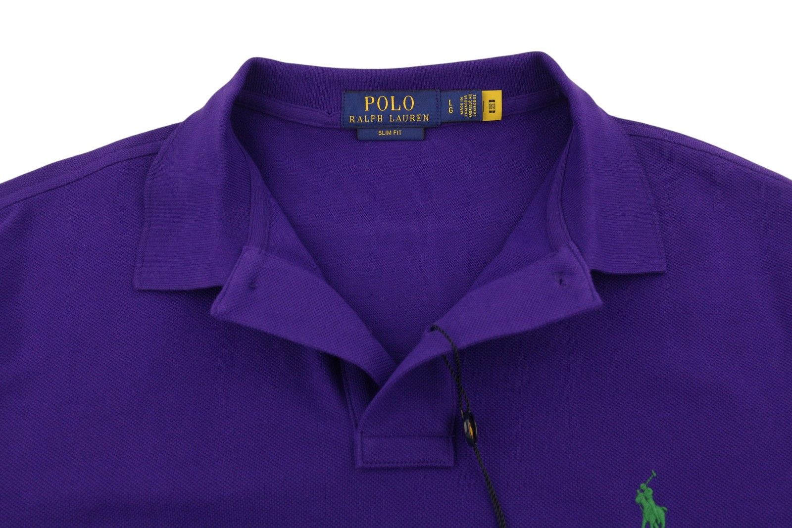 Ralph Lauren SLIM FIT L Purple Cotton Embroidered Logo 87877 Size US L / EU 52-54 / 3 - 6 Thumbnail