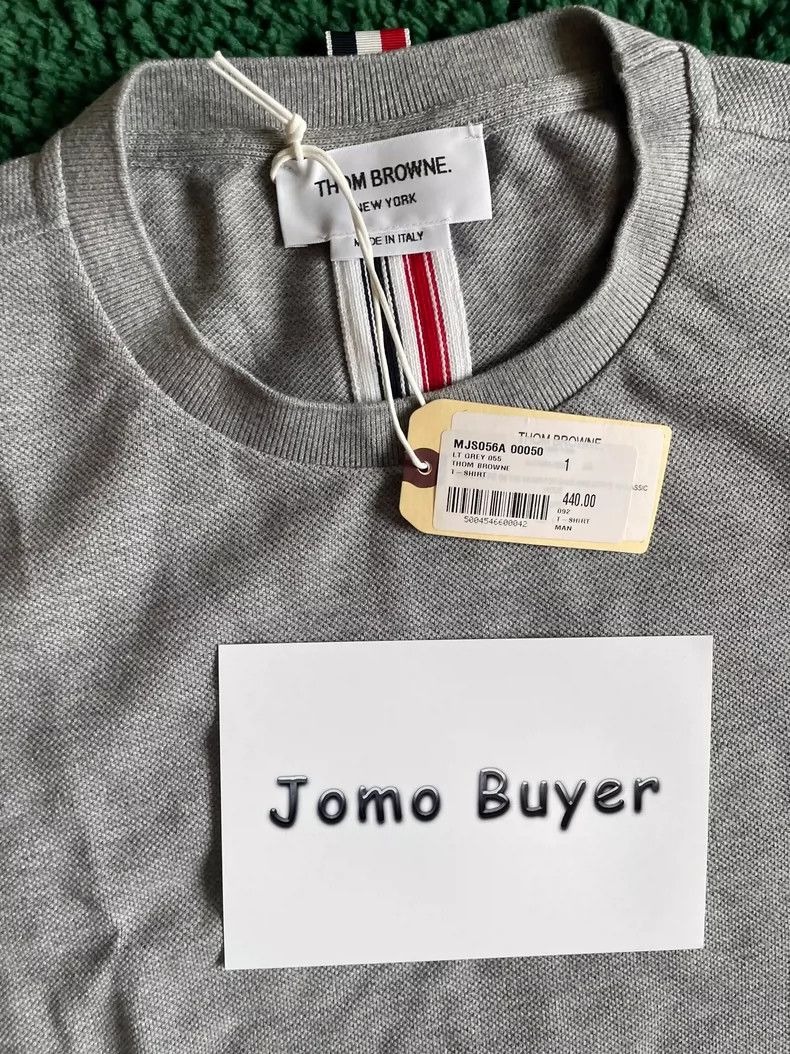 Thom Browne Thom browne Casual loose gray cotton round-neck short-sleev Size US S / EU 44-46 / 1 - 2 Thumbnail