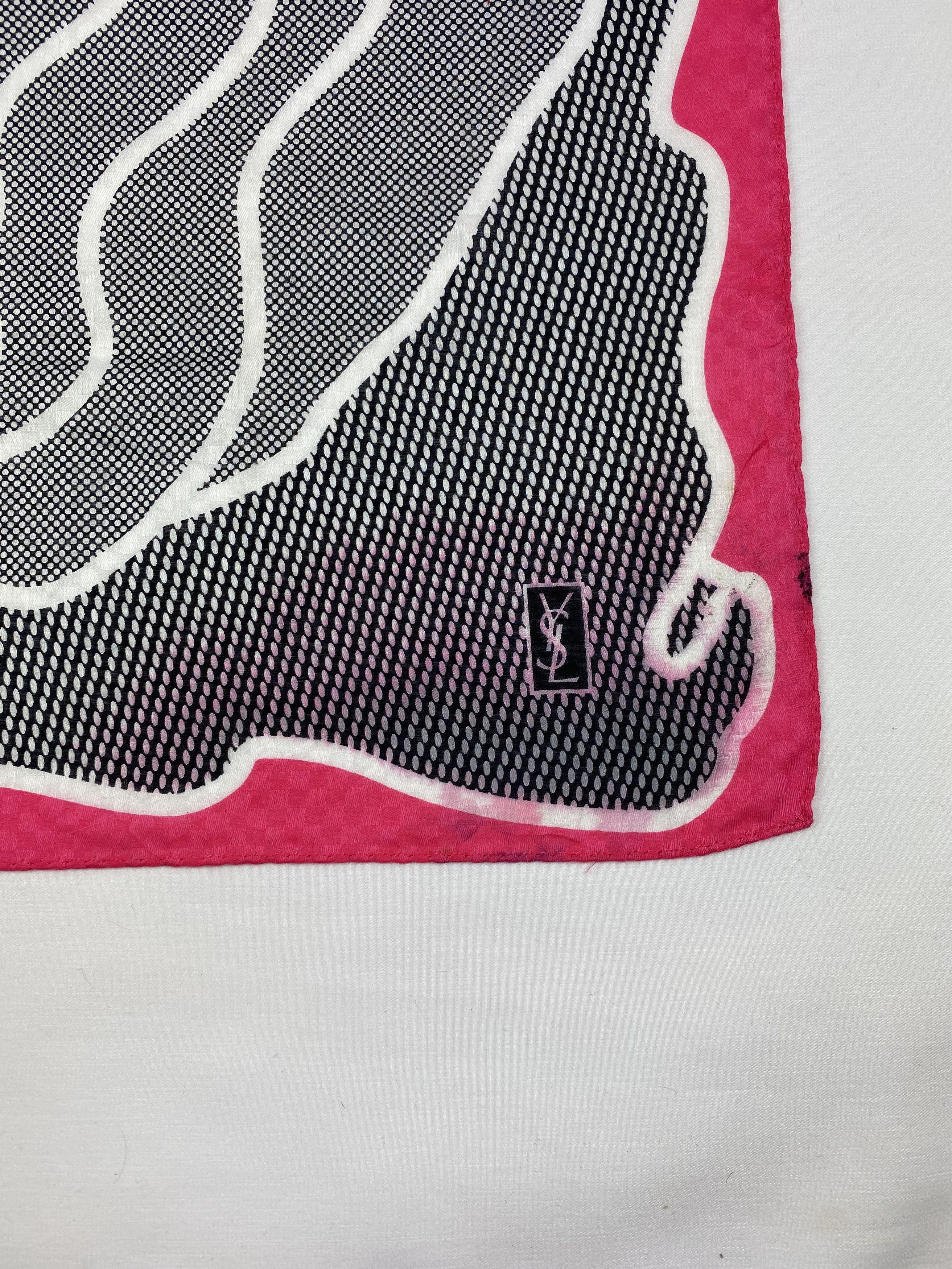 Vintage Yves Saint Laurent Handkerchief / Bandana / Neckerchief Size ONE SIZE - 6 Thumbnail