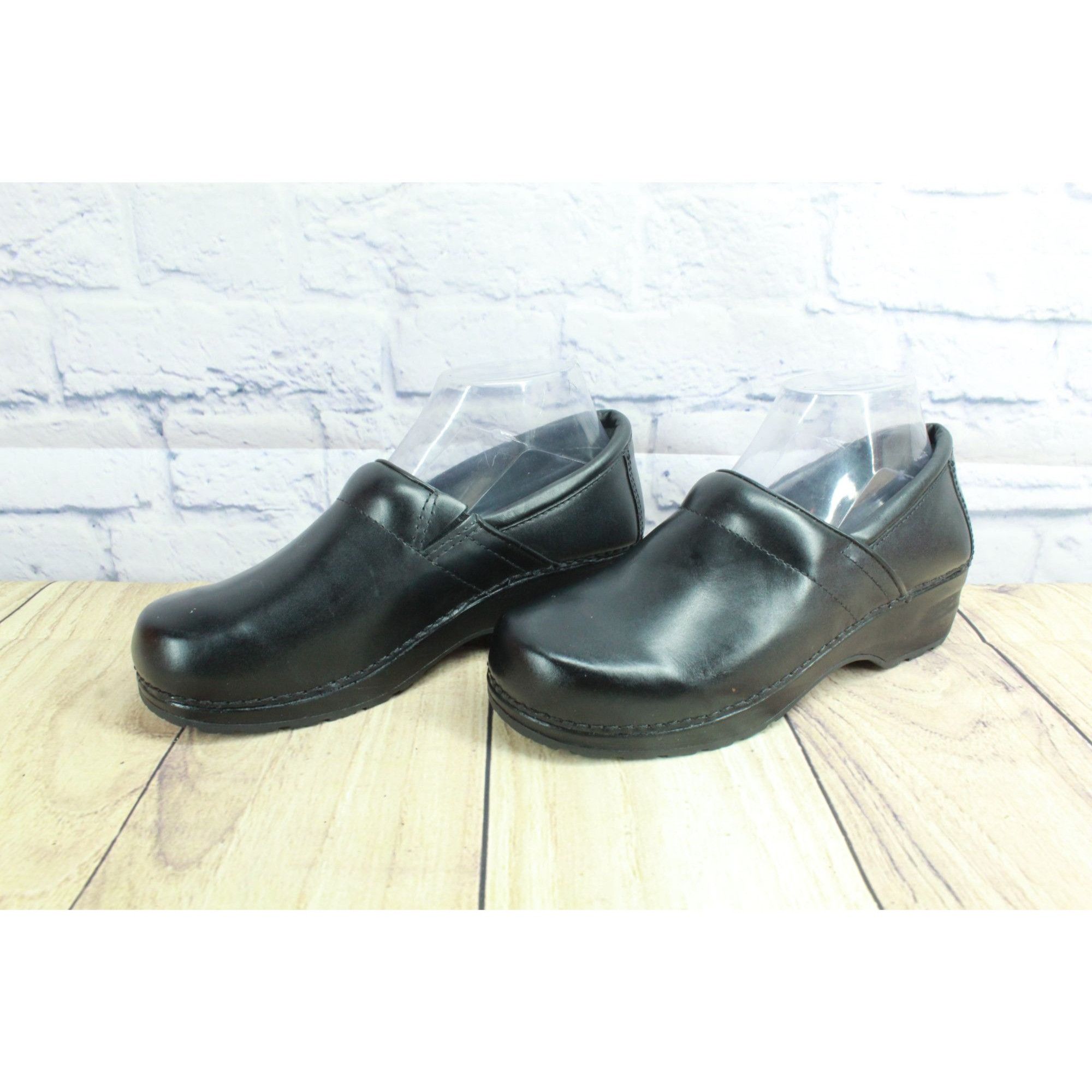 L.L. Bean × Leather LL Bean Women's Classic Black Slip On Nursing Clogs Size US 8.5 / IT 38.5 - 2 Thumbnail
