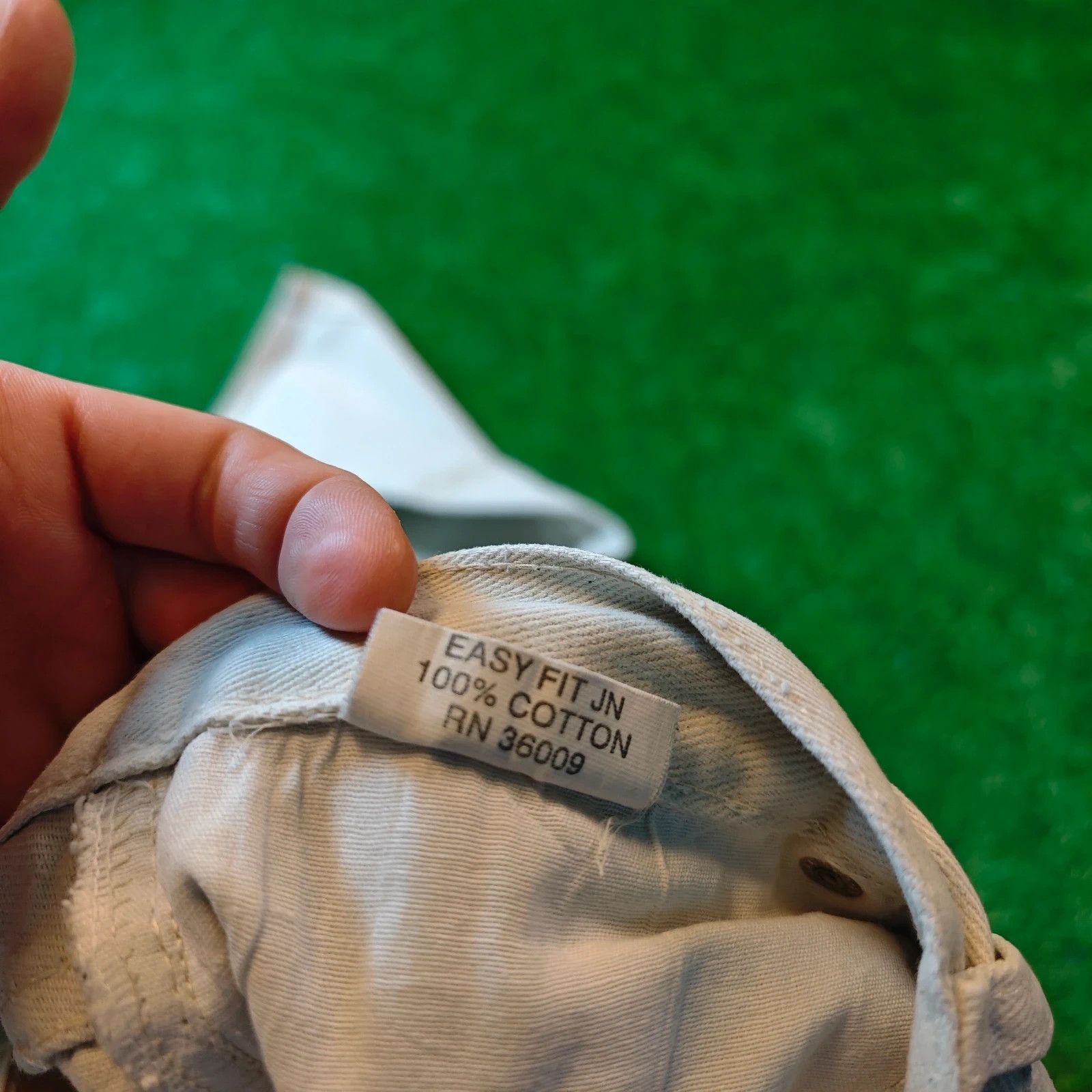Calvin Klein Vintage Calvin Klein Jeans Womens 32 cream white 90s Size 32" / US 10 / IT 46 - 9 Thumbnail