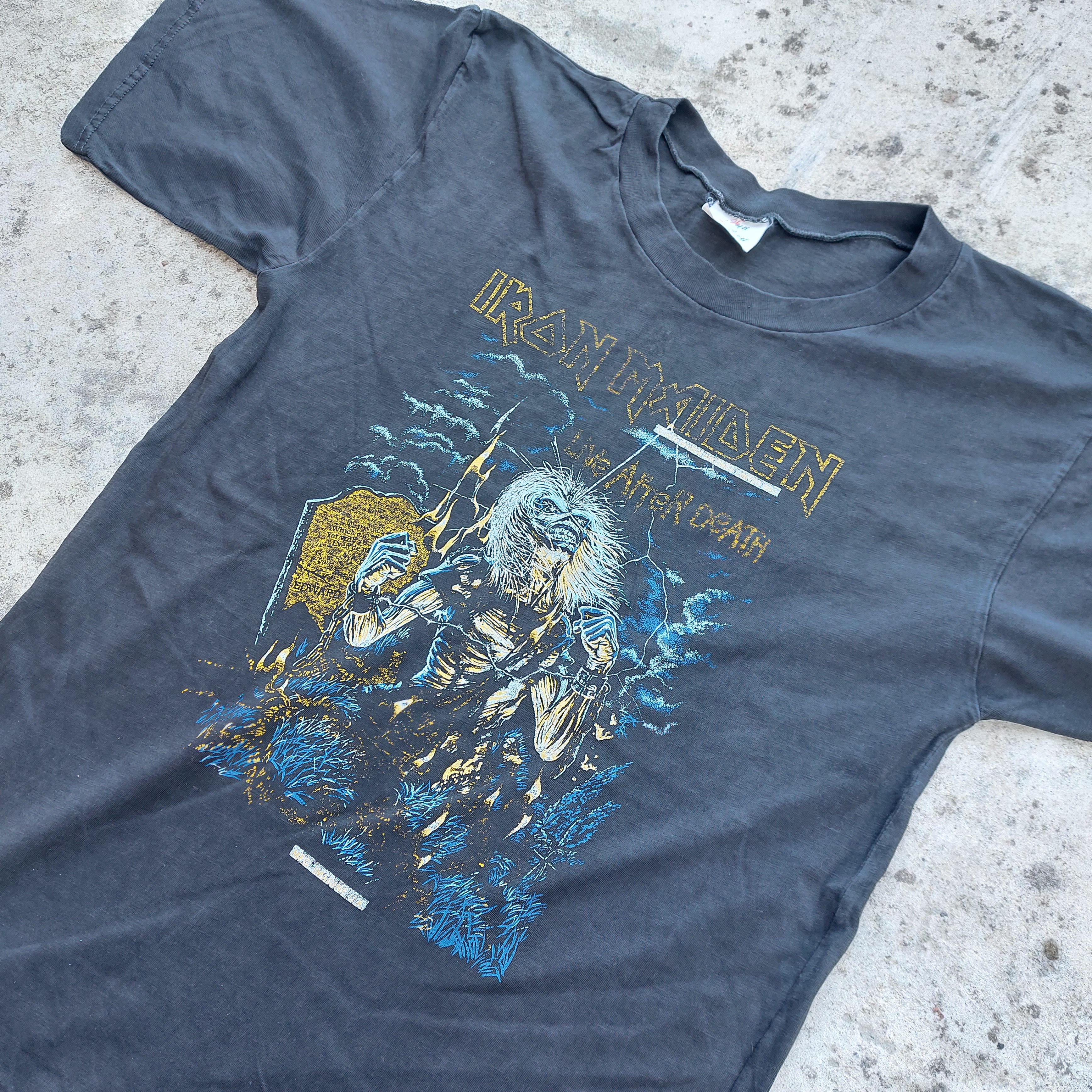 Band Tees × Vintage iron maiden live after death 1988 vintage tshirt Size US S / EU 44-46 / 1 - 2 Thumbnail