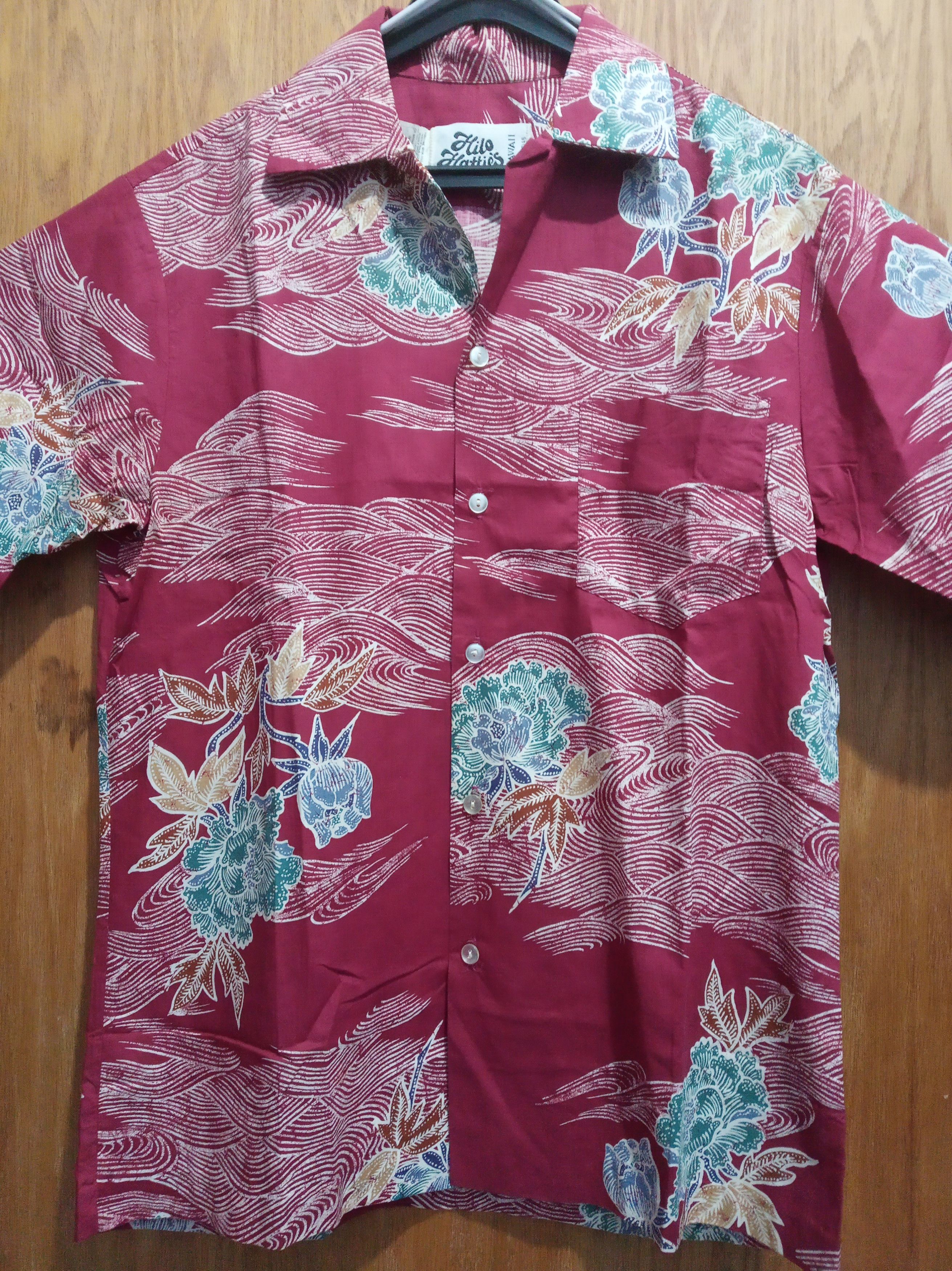 Vintage 90s Floral Hawaiian Shirt Medium Size US M / EU 48-50 / 2 - 1 Thumbnail