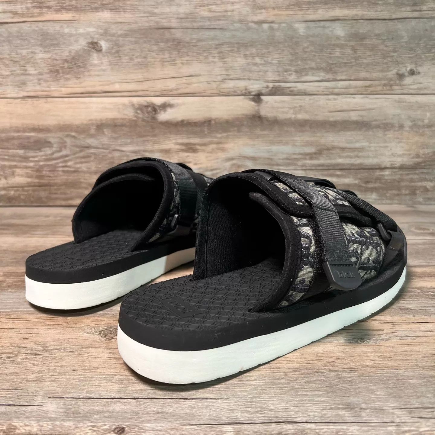 Dior DIOR Dior Oblique Black & White Tactical Slippers 42 Size US 9 / EU 42 - 3 Thumbnail