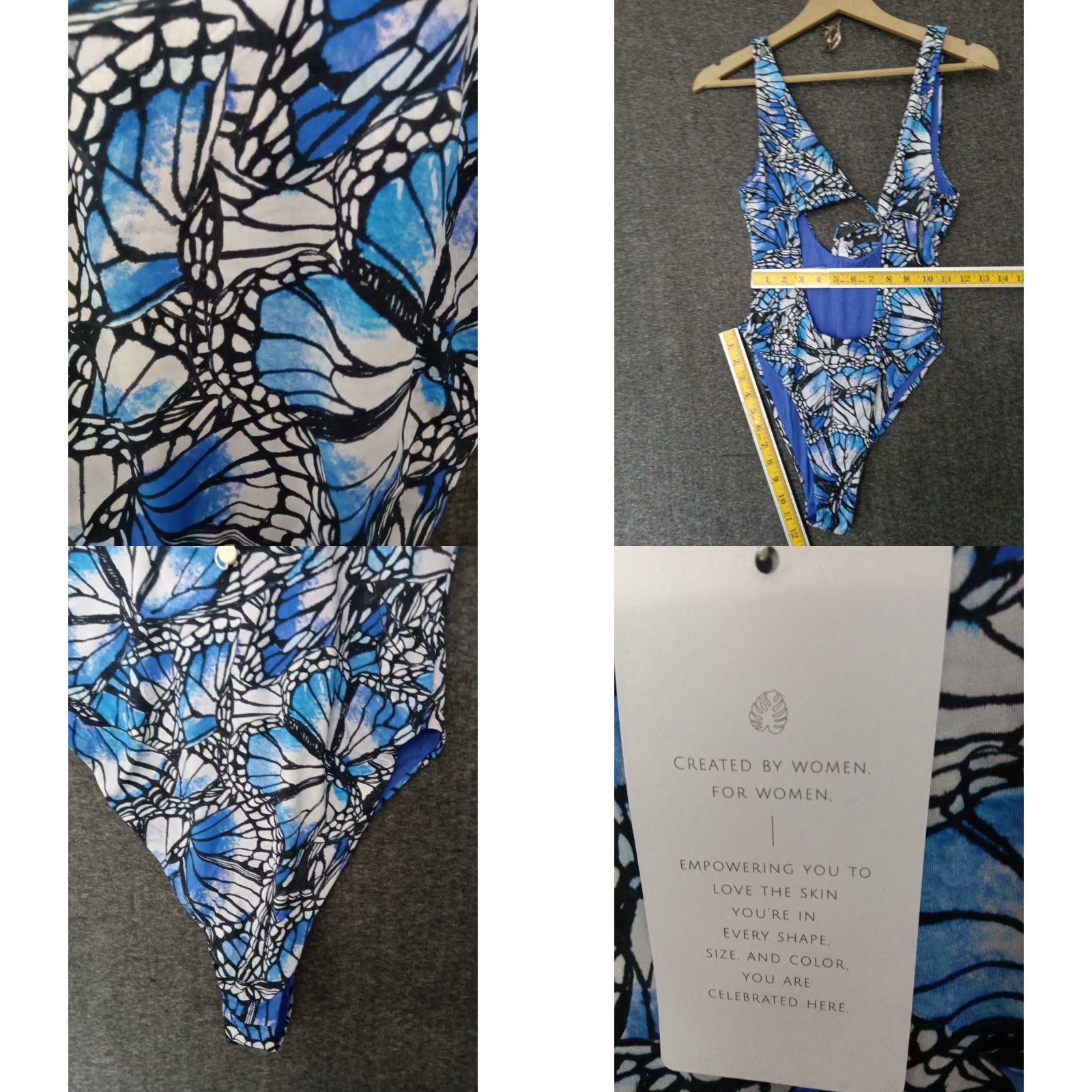 Triangl Toluca Swim One Piece Multicolor Triangle Waist Wrap Open Tummy Size S Swimsuit Size ONE SIZE - 8 Thumbnail