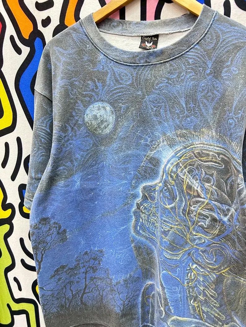 Vintage Vintage 2000s Tool Band Alex Grey Artist tshirt size XL Size US XL / EU 56 / 4 - 1 Thumbnail