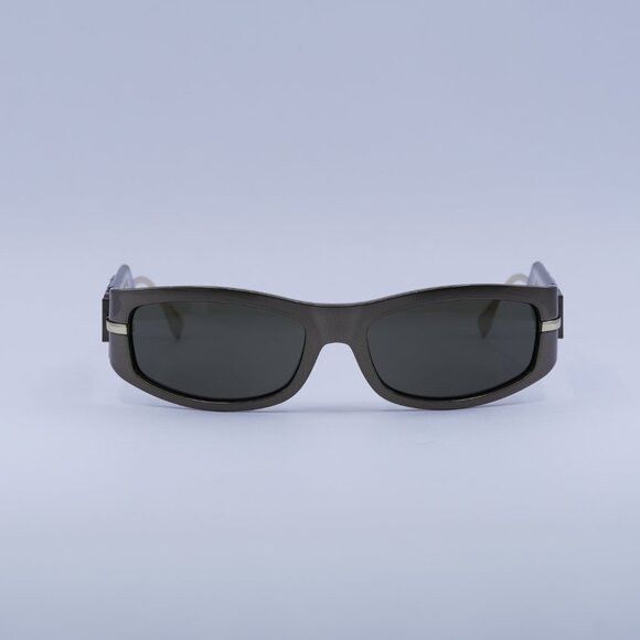 Fendi Fendi FE40120I 45E Sunglasses Shiny Brown Oval Frame, Brown Size ONE SIZE - 2 Thumbnail