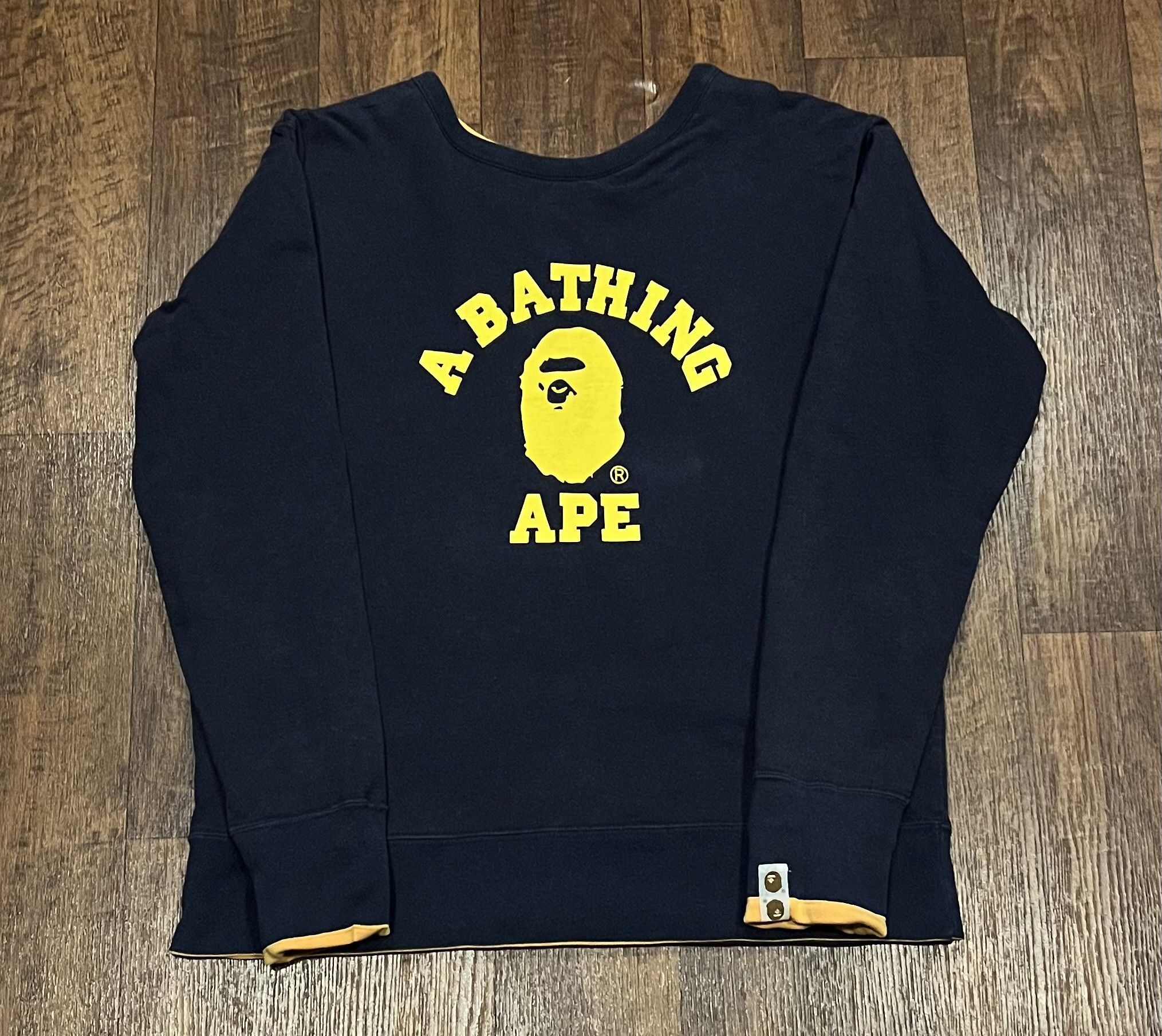 Bape Bape reversible crew neck pullover sweatshirt Size US M / EU 48-50 / 2 - 1 Thumbnail
