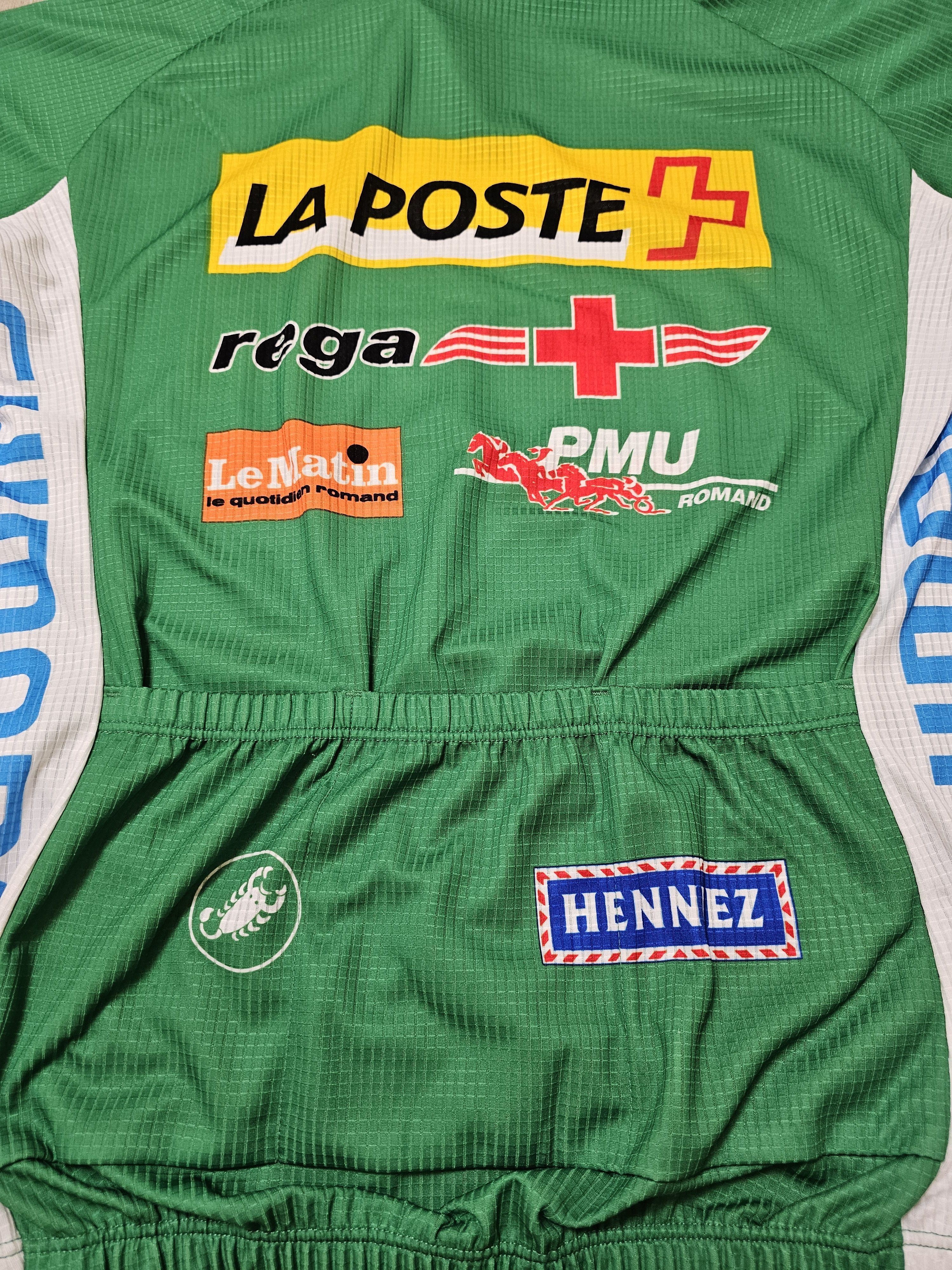 All Sport × Vintage VINTAGE CASTELLI CYCLING JERSEY VELO PMU TOUR DE ROMANDIE Size US XL / EU 56 / 4 - 5 Thumbnail