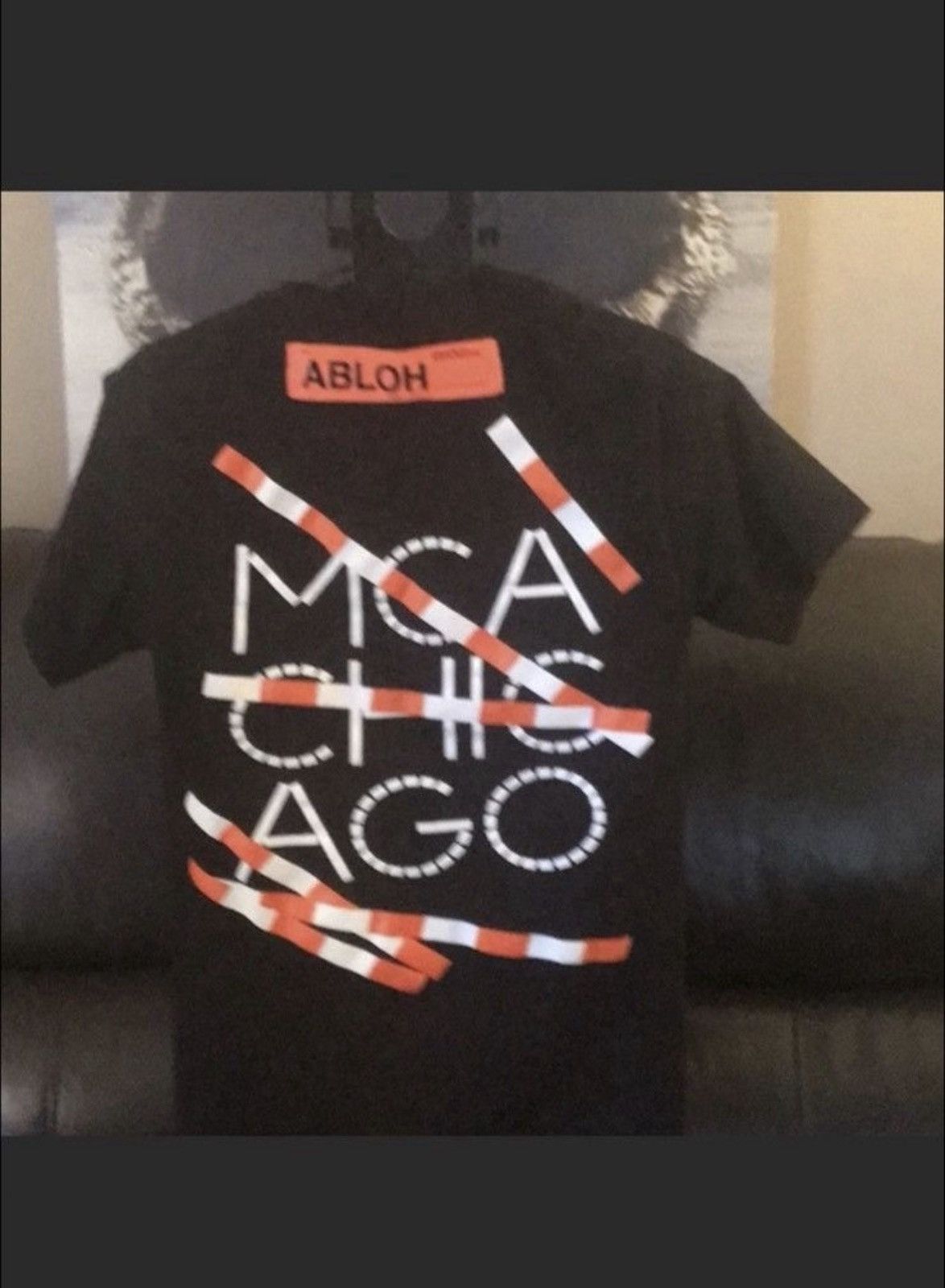 Virgil Abloh Virgil Abloh x MCA Figures of Speech Black Tape Tshirt Size US S / EU 44-46 / 1 - 2 Thumbnail