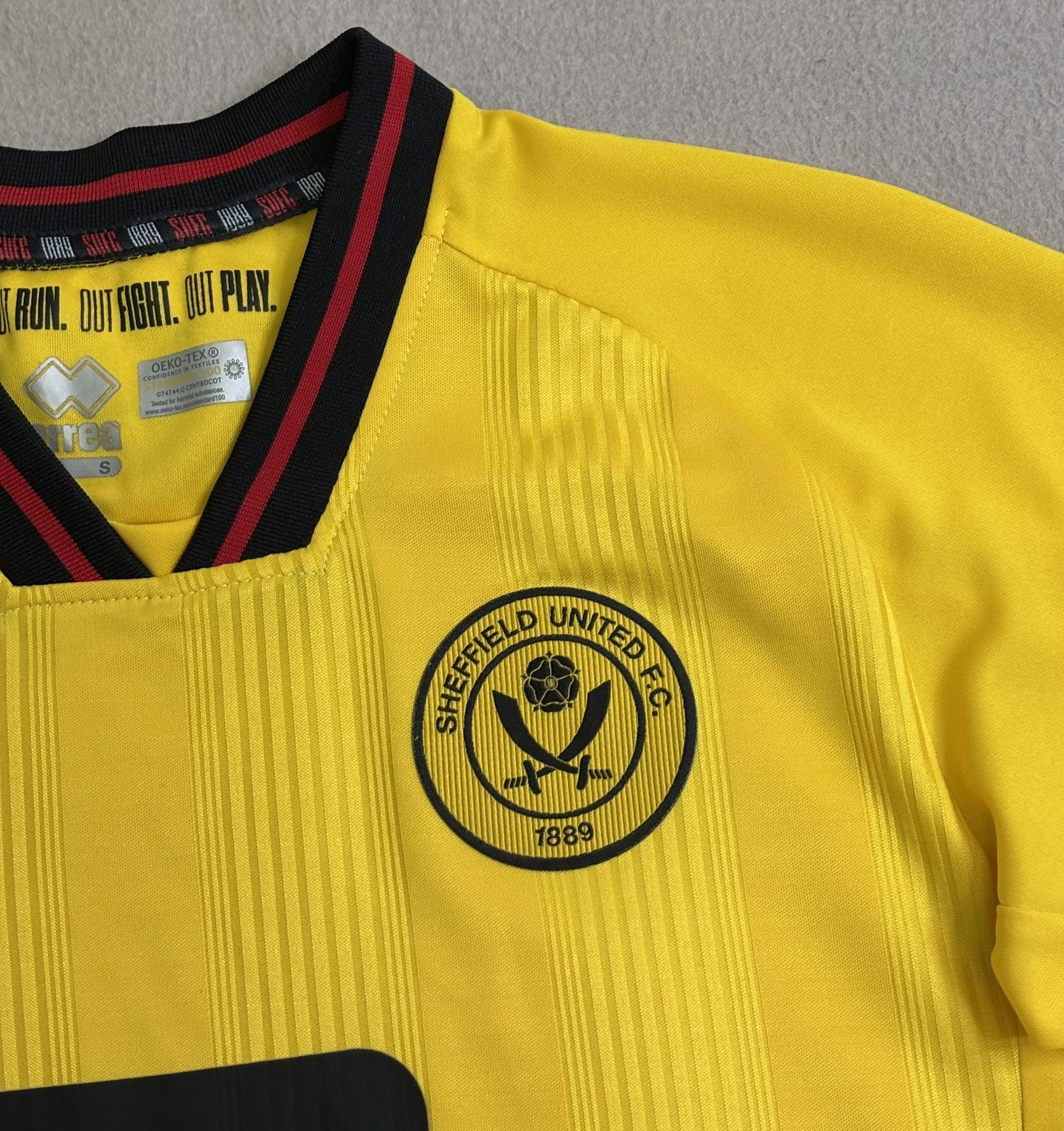 Errea Sheffield United 2023-2024 Errea Football Jersey Size S Size US S / EU 44-46 / 1 - 8 Thumbnail