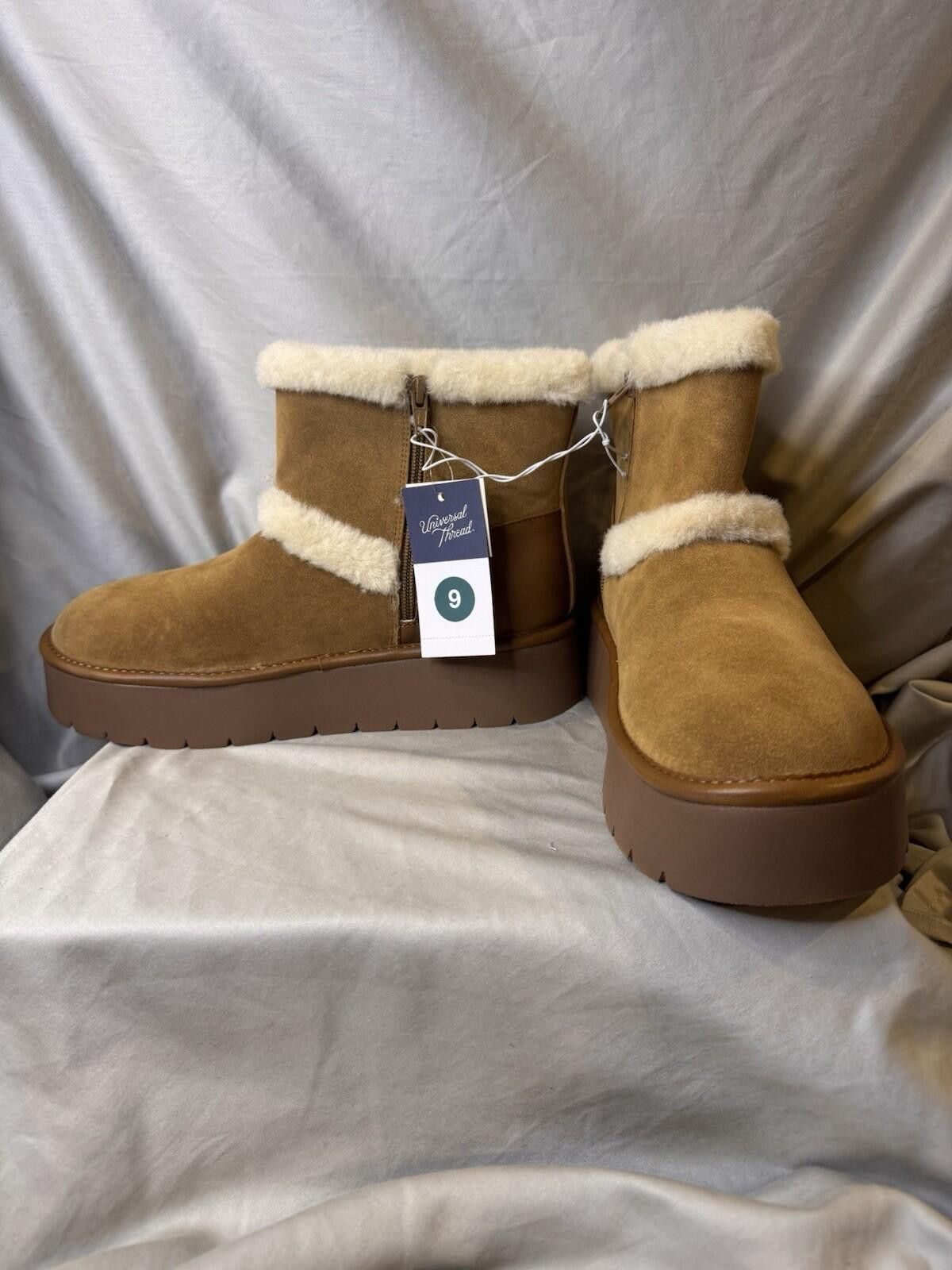 Other Universal Thread Women’s Luma Boots Cognac Sz 9 [A41] Size US 9 / IT 39 - 2 Thumbnail