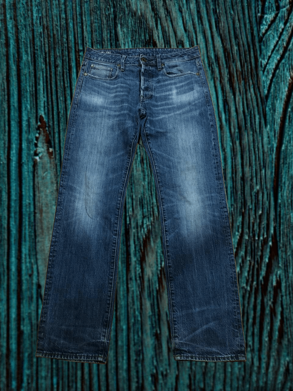 G-Star G Star RAW Jeans Mens 3301 Straight Button Fly streetwear Size US 30 / EU 46 - 1 Thumbnail