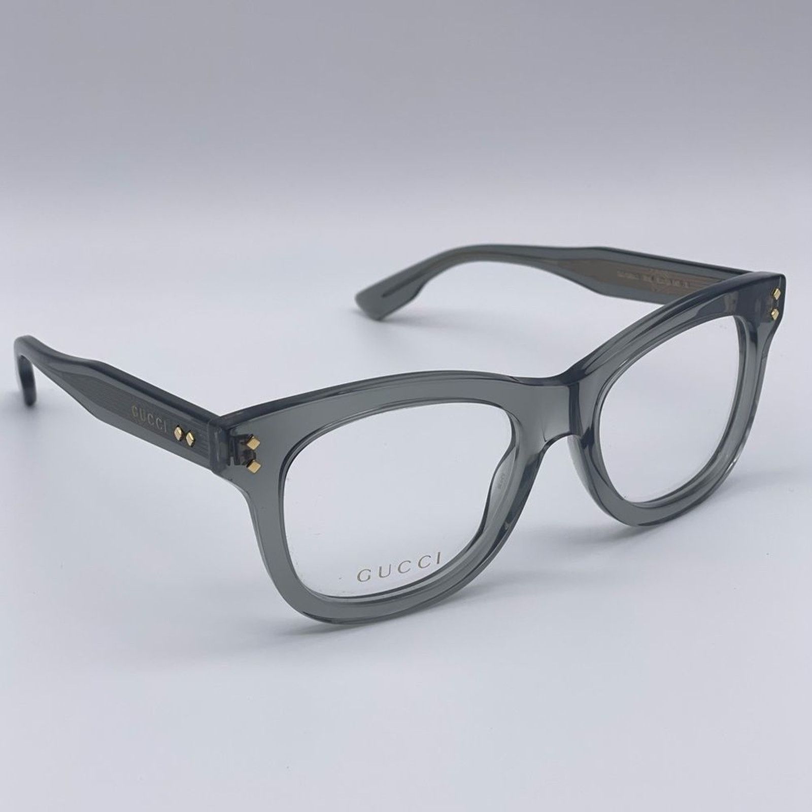 Gucci GUCCI Eyeglasses GG1086O 008 Grey Unisex NEW Size ONE SIZE - 2 Thumbnail