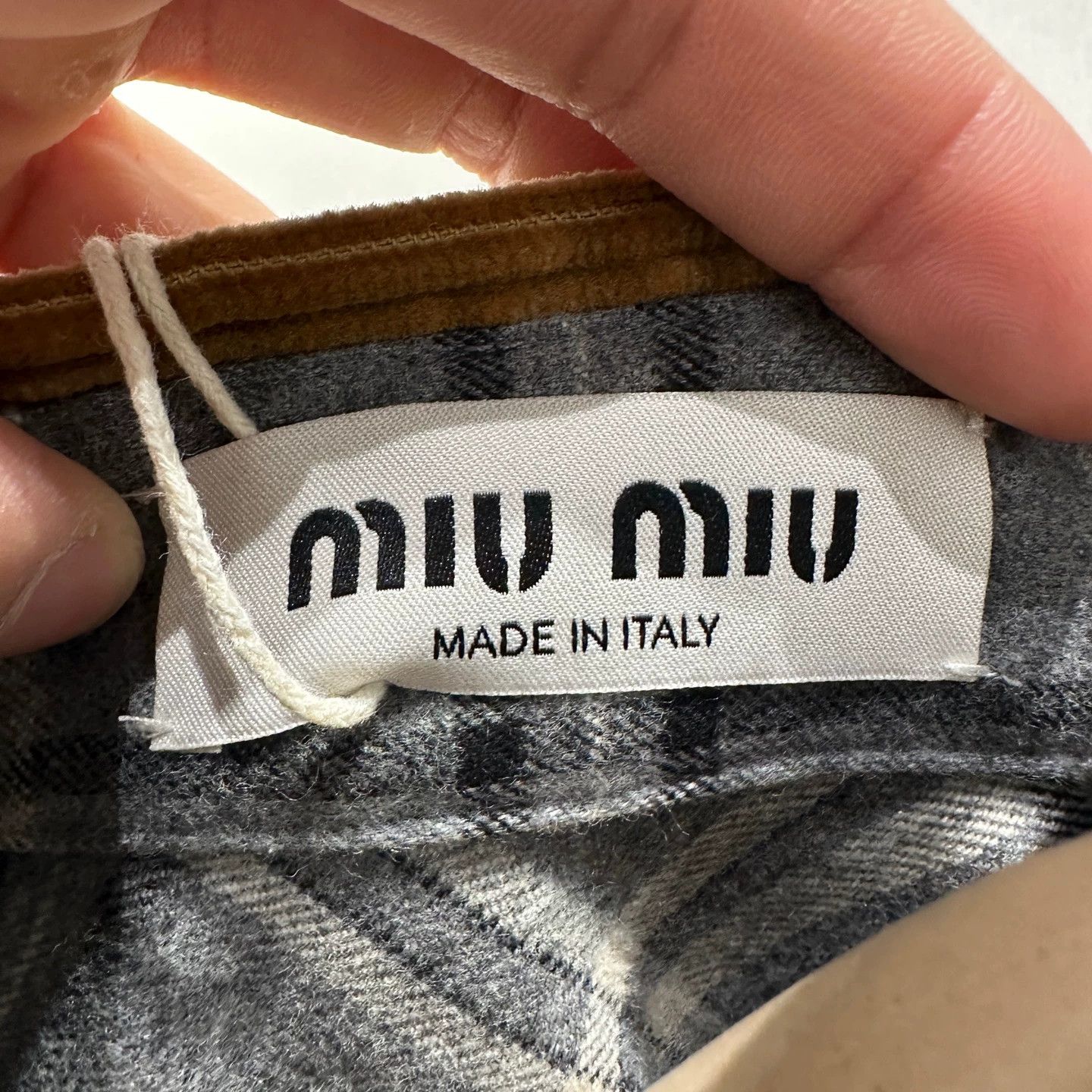 Miu Miu Miu Miu 25FW Gingham Flannel Shirt 36 Size XS / US 0-2 / IT 36-38 - 3 Thumbnail