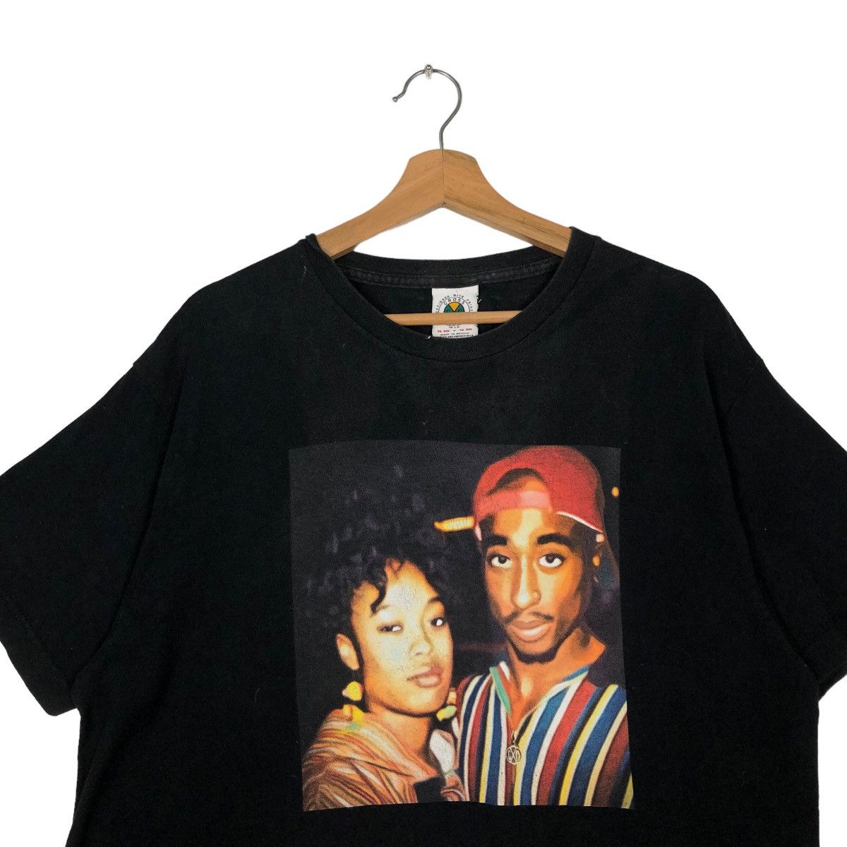 Band Tees 🔥90’s Tupac T-Shirt Short Sleeve Big Logo Over Print Size US L / EU 52-54 / 3 - 2 Thumbnail