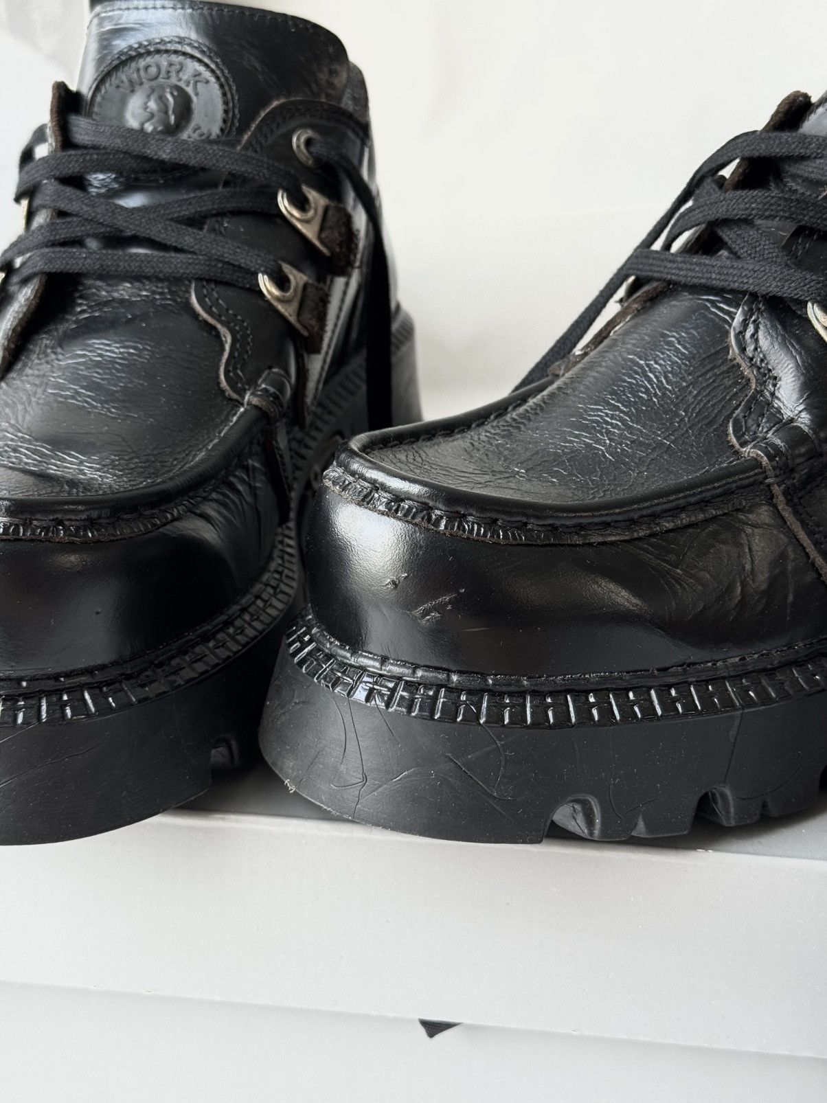 Vintage Avant Garde boots high platform shoes rare Memphis Kanye Size US 10 / EU 43 - 19 Thumbnail