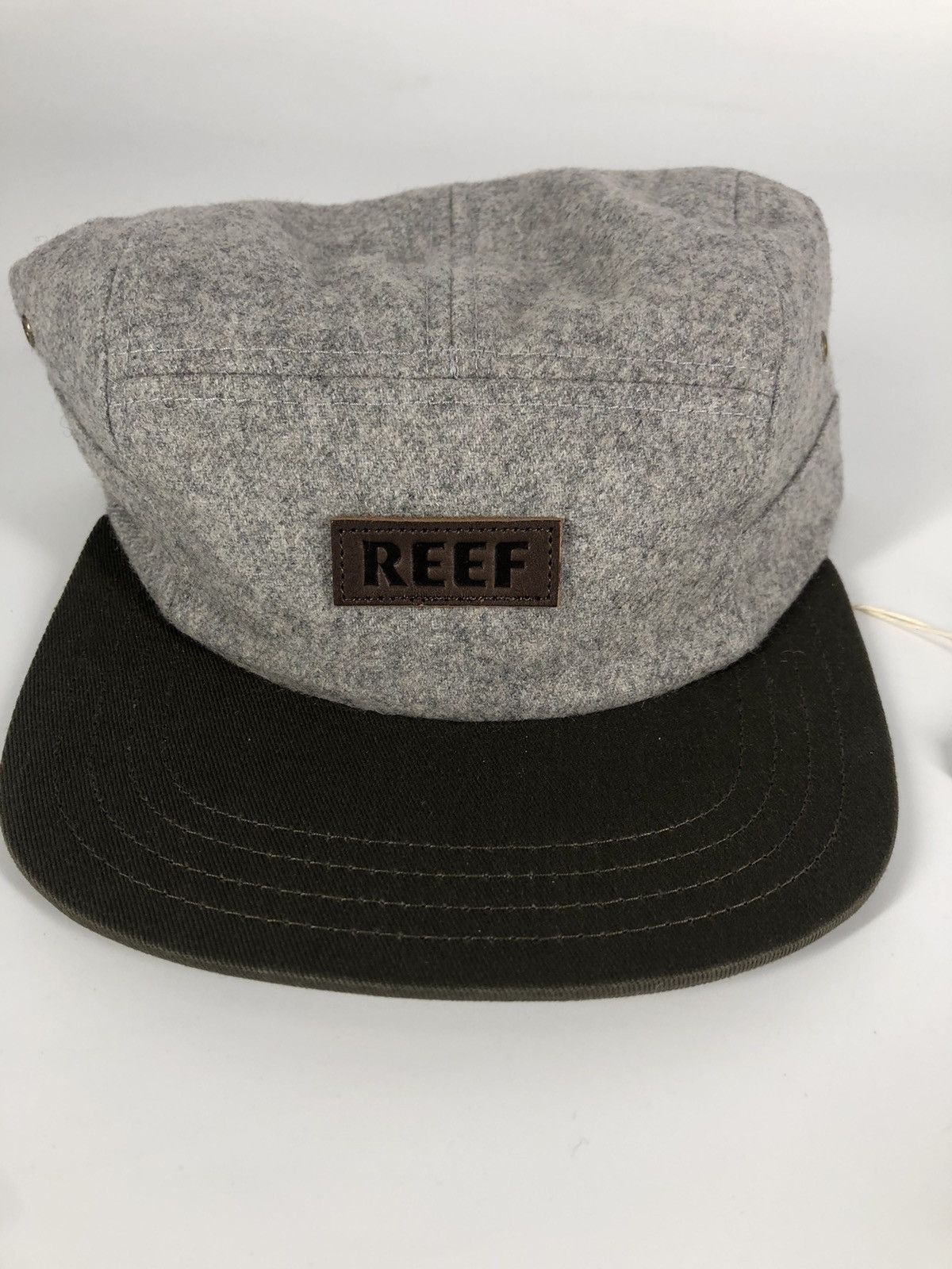 REEF Reef Town Heather Grey Green Strapback Hat Size ONE SIZE - 9 Thumbnail