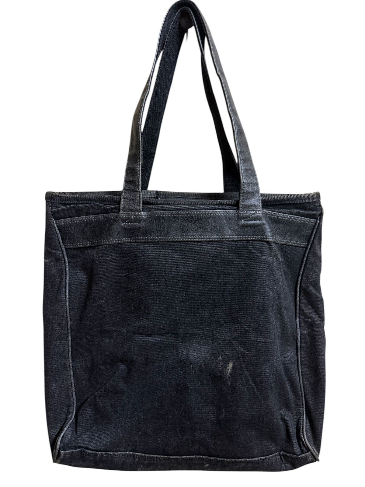 Vintage Vintage Handmade Denim Tote Bag Size ONE SIZE - 2 Thumbnail