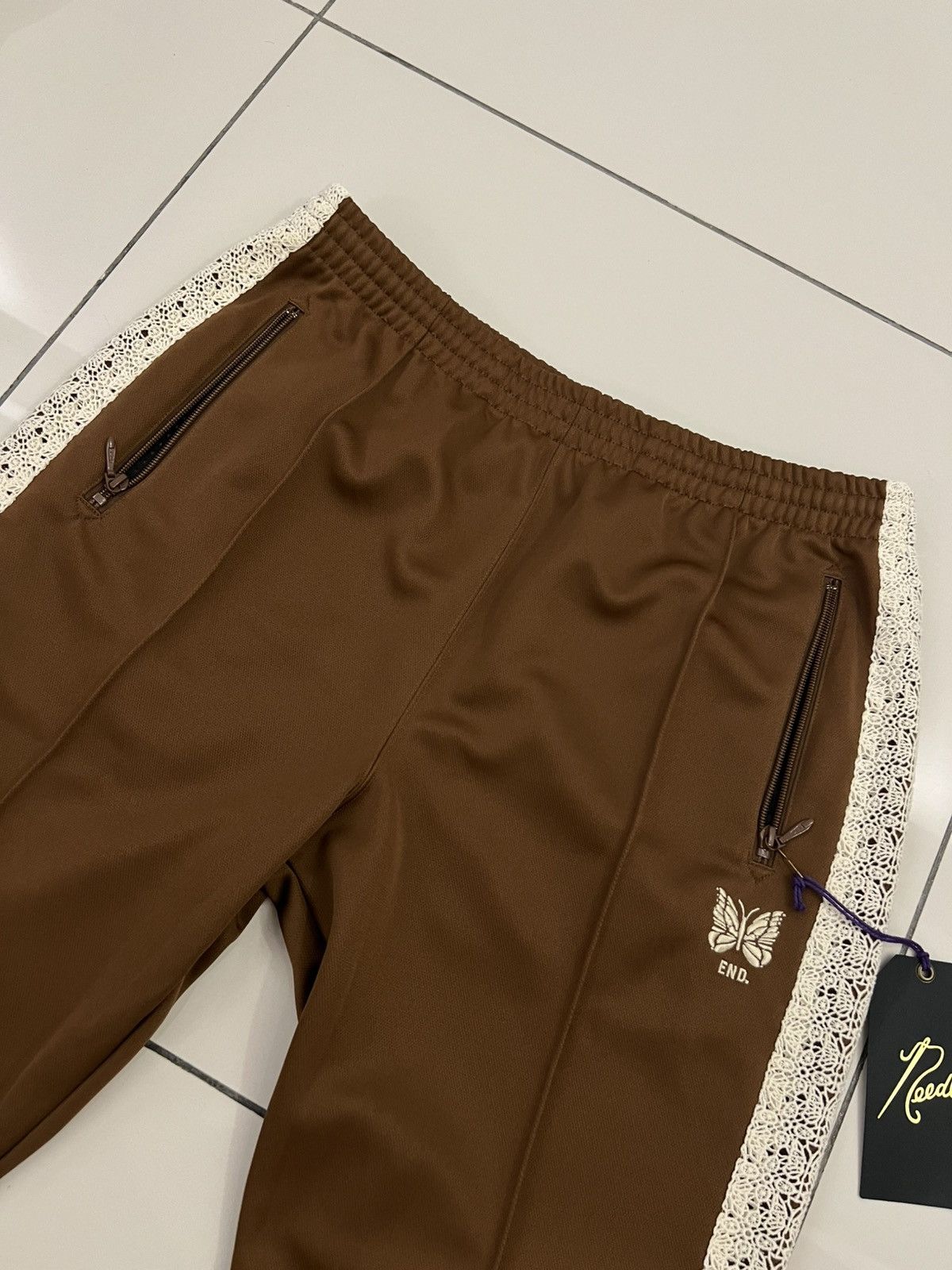 END. × Needles Needle X END. Rattan Track Pants Brown Natural Size US 36 / EU 52 - 5 Thumbnail