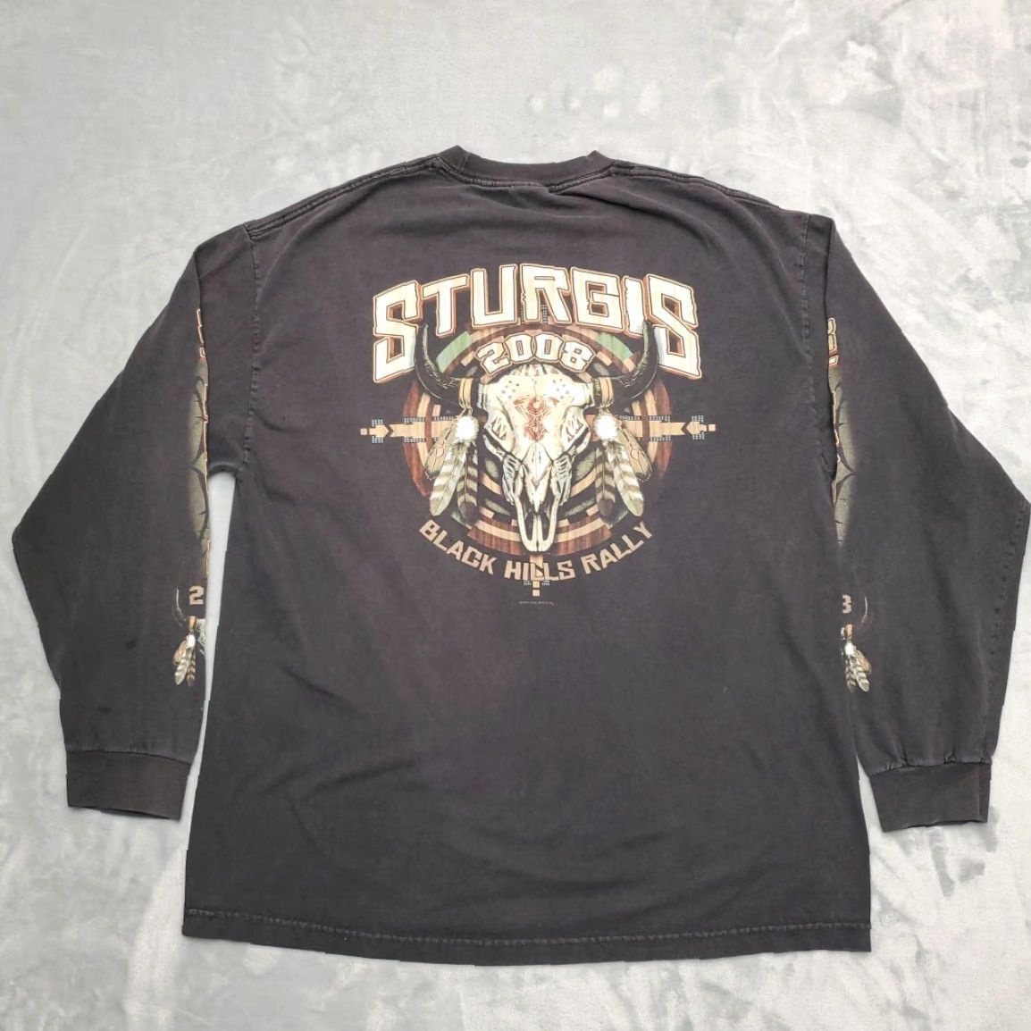 Etro VTG Sturgis Rally Shirt Men XL Black Biker 2008 Black Hills Motorcycle Y2K Retro Shirt Mens XL Black Hills Motorcycle Y2K Retro Size US XL / EU 56 / 4 - 7 Thumbnail