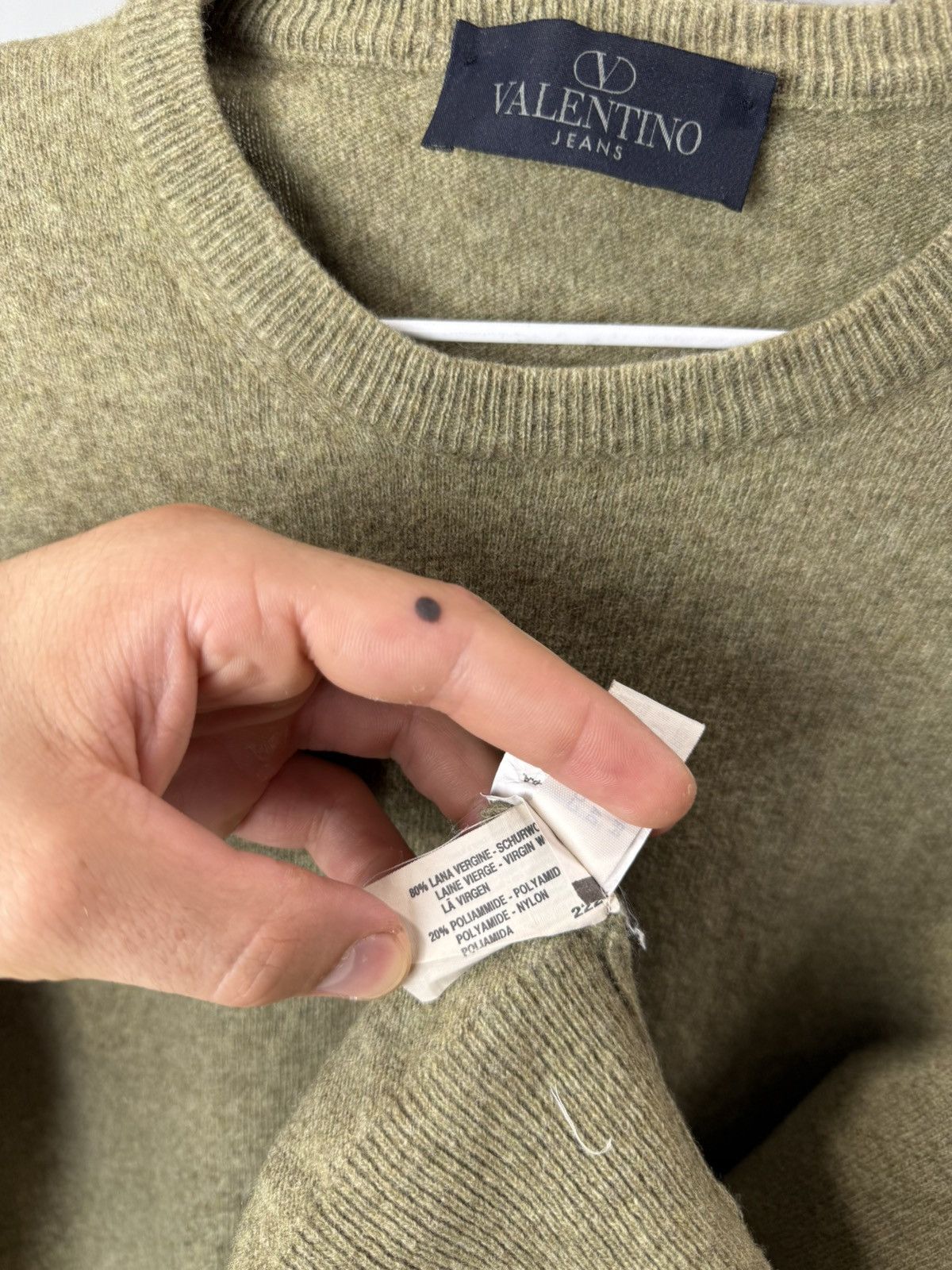 Valentino Rare! Vintage 80-90’s Valentino Jeans Wool Sweater Retro Size US S / EU 44-46 / 1 - 7 Thumbnail