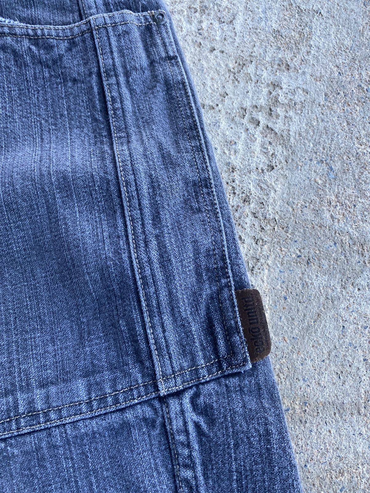 Ecko Unltd. × Japanese Brand × Vintage Vintage Y2K Ecko Baggy Double Knee Denim Jnco Style Jeans Size US 38 / EU 54 - 8 Thumbnail