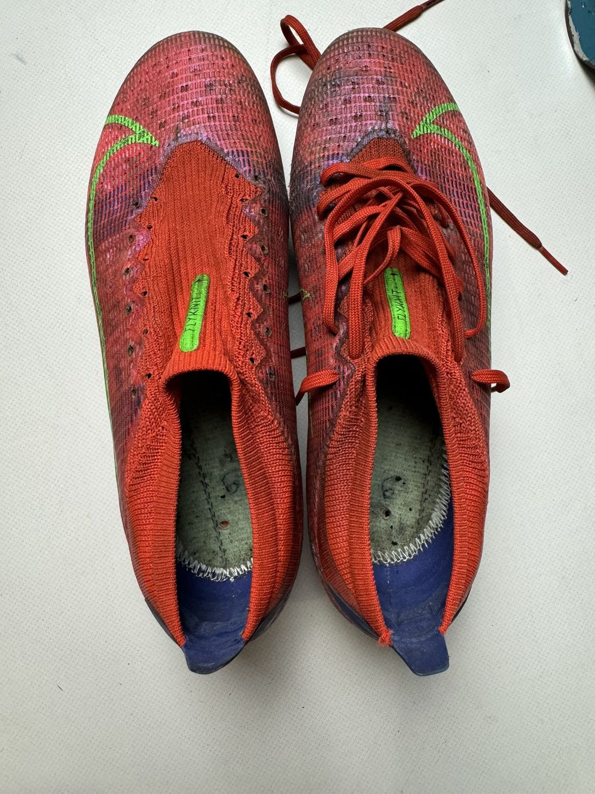 Nike × Vintage Rare Nike Mercurial flyknit boots Size US 9 / EU 42 - 12 Thumbnail