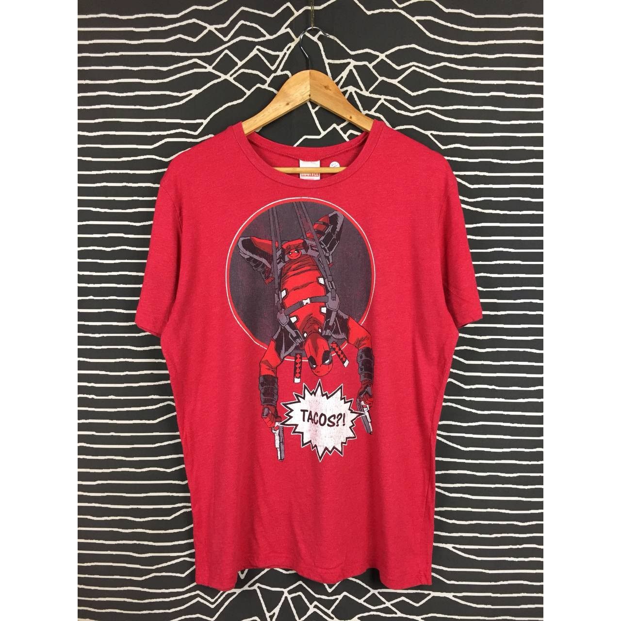 Marvel Comics × Vintage Fifth Sun Marvel Comics Deadpool Tacos Tee Size L Size US L / EU 52-54 / 3 - 1 Thumbnail