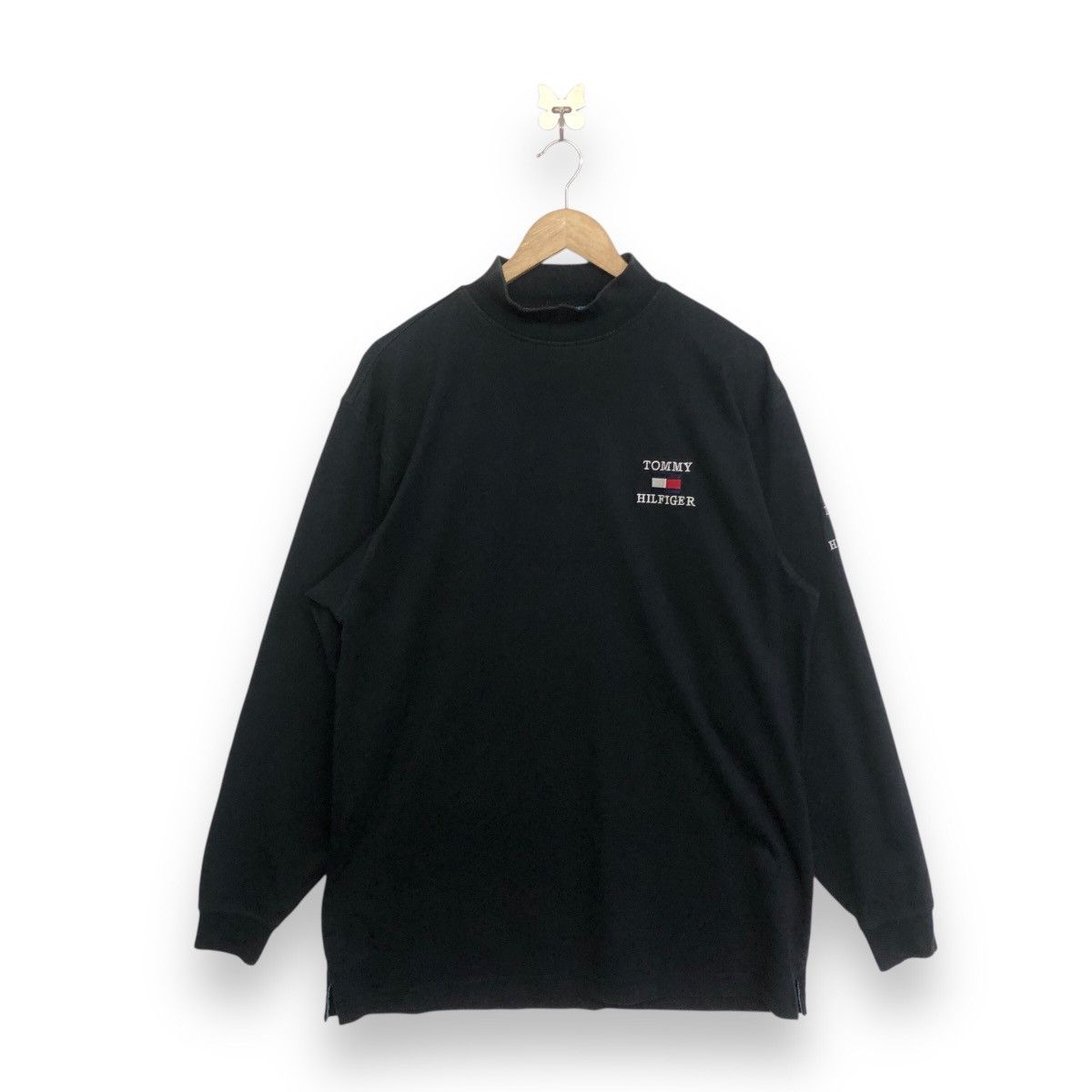 Tommy Hilfiger TOMMY HILFIGER Golf Turtle Neck Long Sleeve Tshirt Size US M / EU 48-50 / 2 - 1 Thumbnail