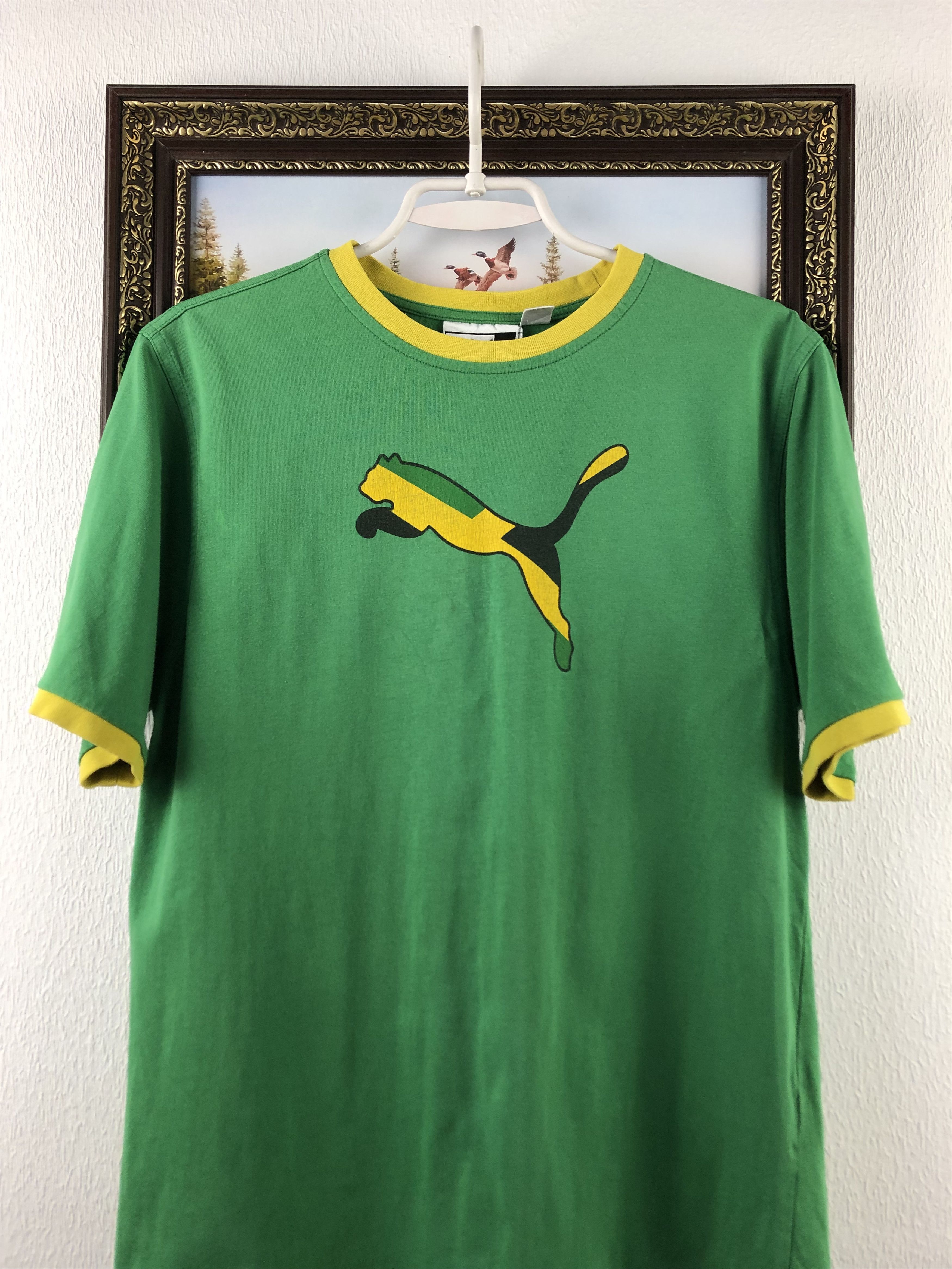 Puma × Vintage Vintage Jamaica Football Shirt Soccer Train Jersey Mens Rare Size US M / EU 48-50 / 2 - 2 Thumbnail