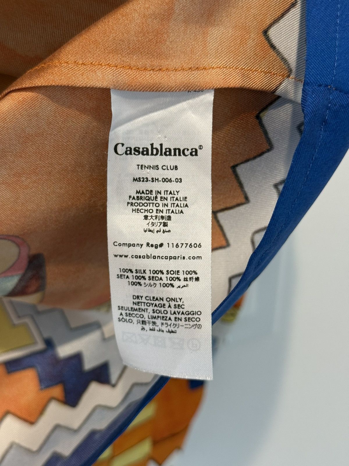 Casablanca CASABLANCA Escalier Infini Cuban Collar Silk Shirt Size US L / EU 52-54 / 3 - 5 Thumbnail