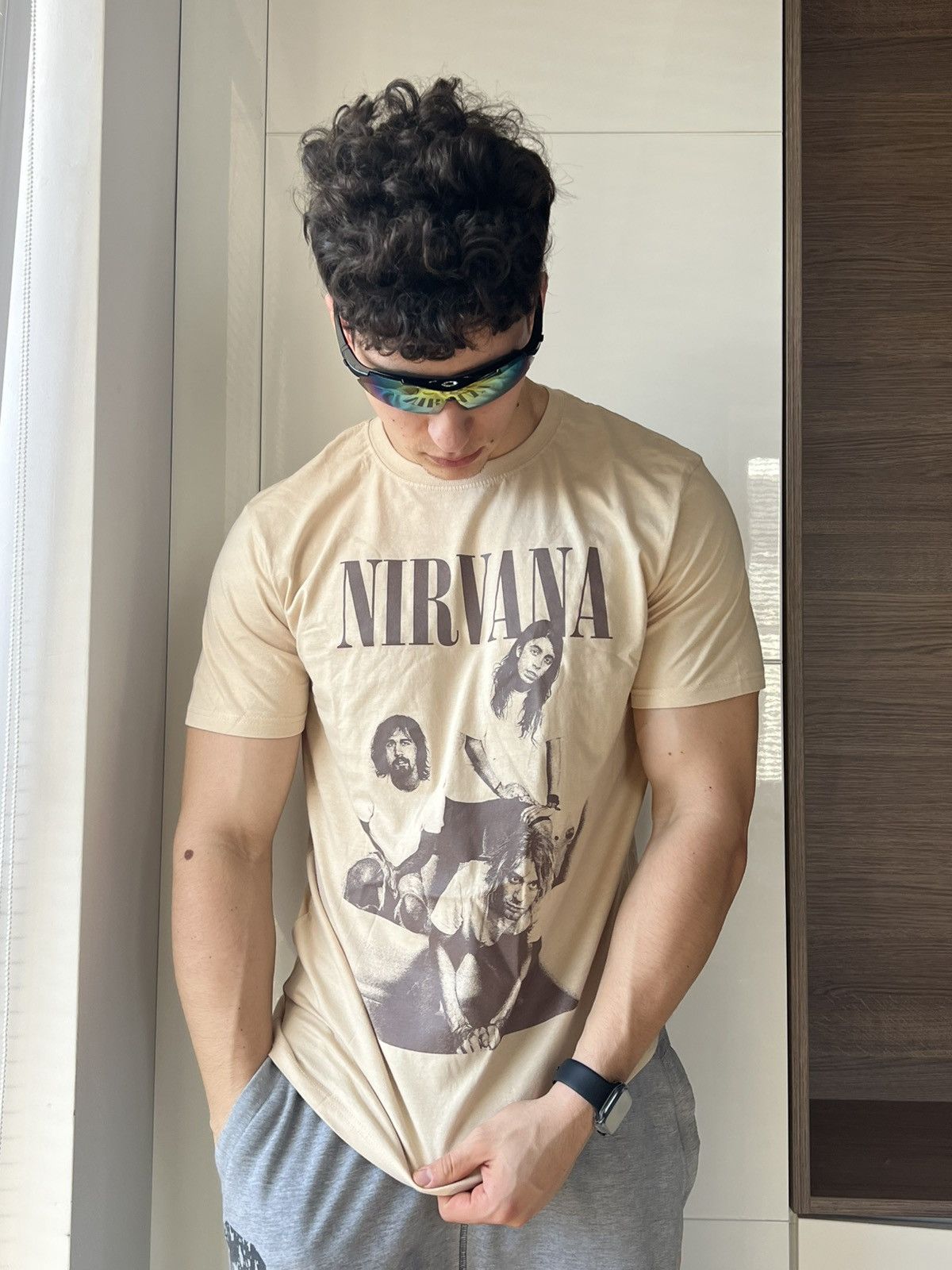 Band Tees × Nirvana ‼️Nirvana Big Logo Band New with Tags Merch Tee‼️ Size US M / EU 48-50 / 2 - 4 Thumbnail