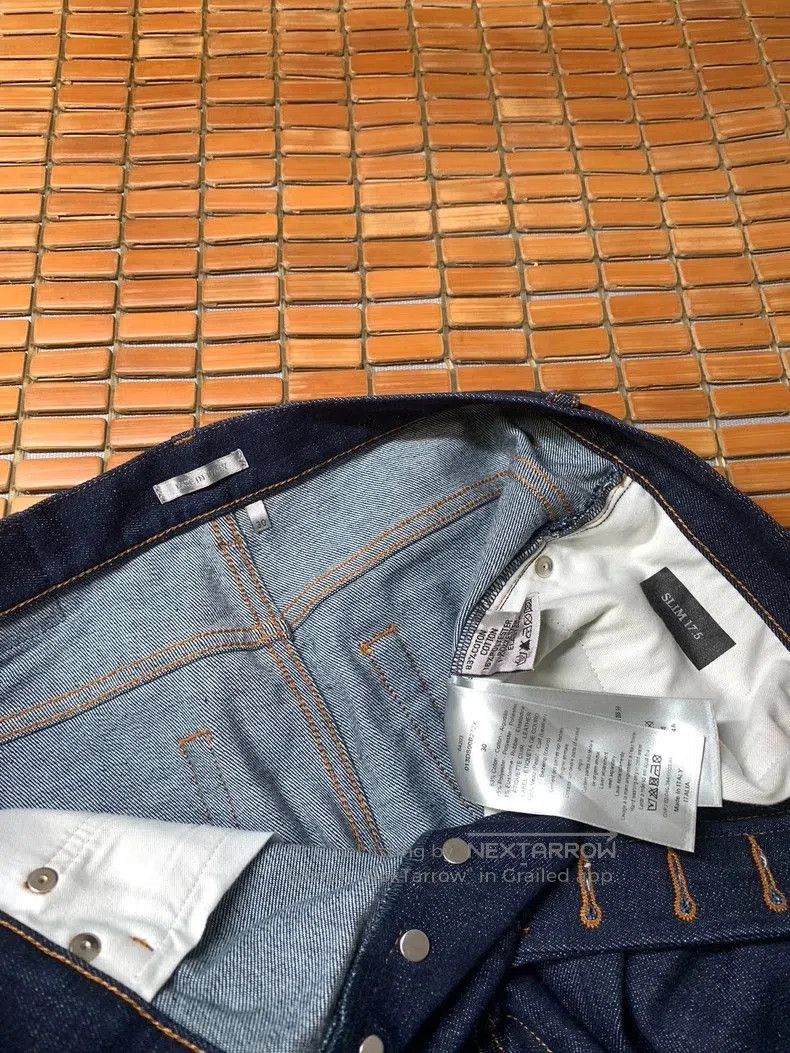 Dior Dior Cuffed Printed Denim Jeans. Size US 30 / EU 46 - 5 Thumbnail