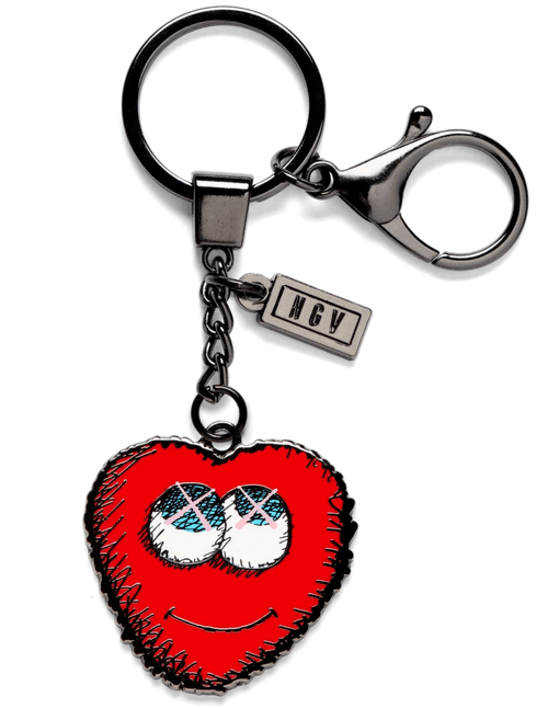 Kaws KAWS NGV Red Heart Keychain Keyring - Brand New Size ONE SIZE - 1 Thumbnail