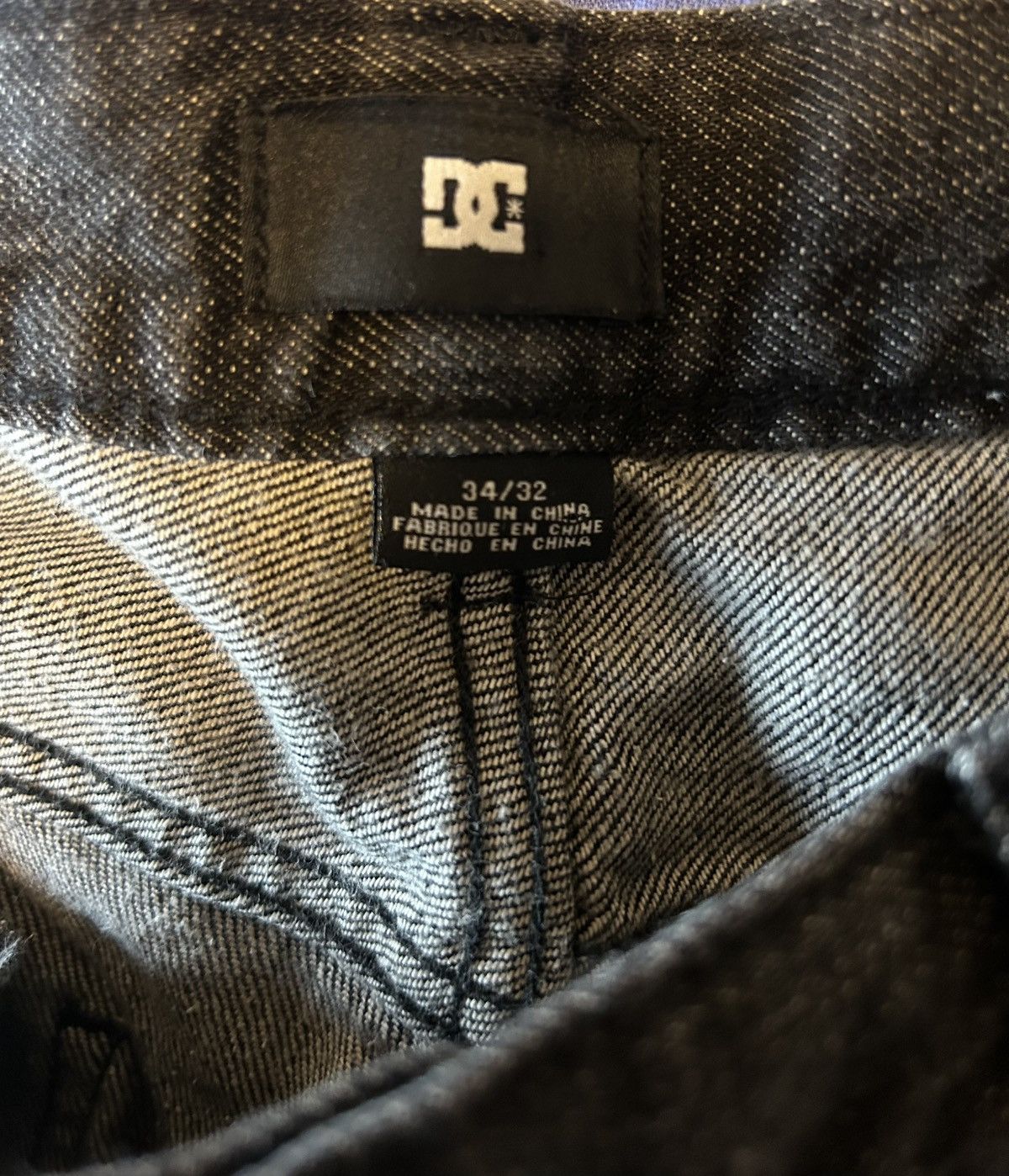 DC DC Skateboarding Mens Dark Wash Black Jeans Size 34X32 Size US 34 / EU 50 - 11 Thumbnail