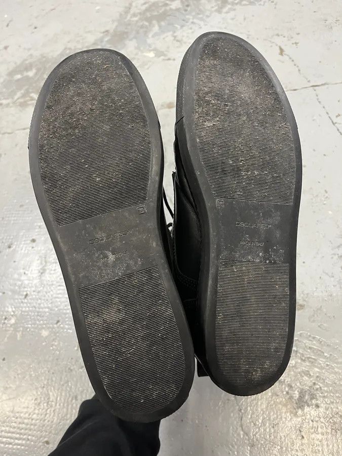 Dsquared2 Dsquared2 Black Fur Leather Shoes Size US 9 / EU 42 - 6 Thumbnail