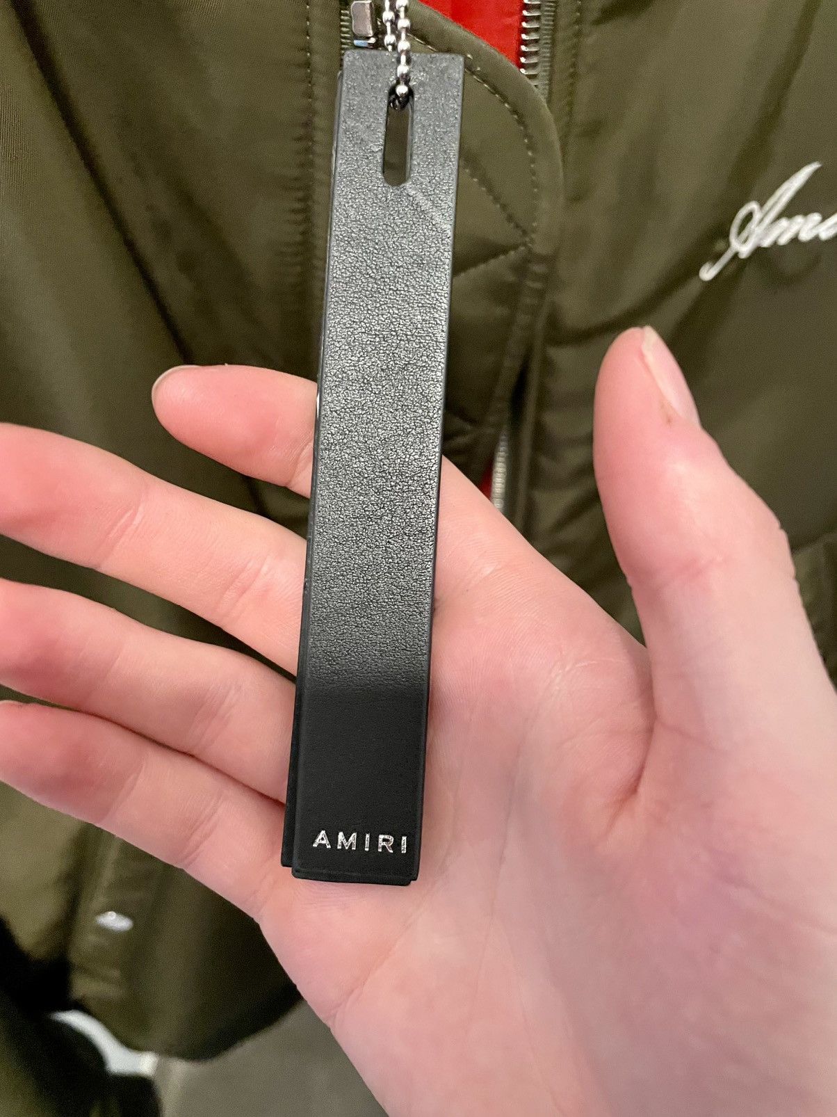 Amiri Amiri Bones Bomber Jacket Green XL Size US XL / EU 56 / 4 - 11 Thumbnail