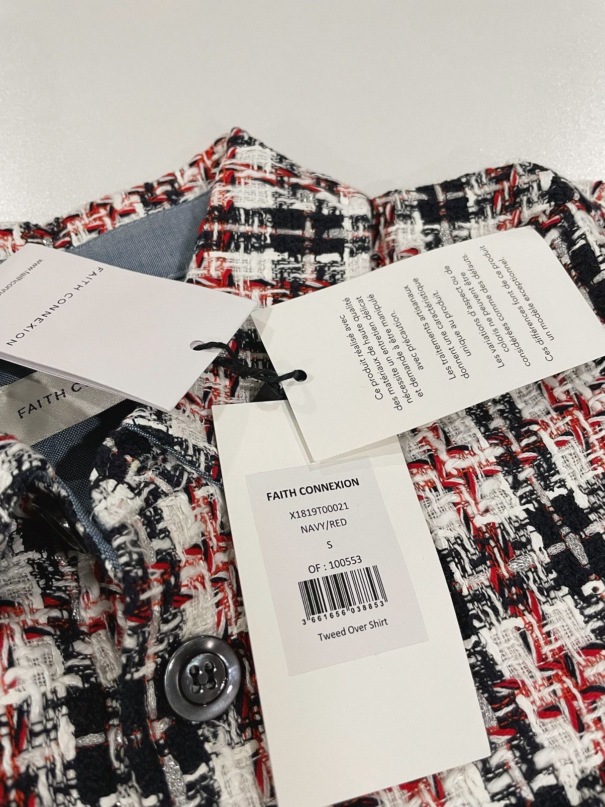 Faith Connexion Faith Connexion multicolor navy-red tweed shirts Size US S / EU 44-46 / 1 - 4 Thumbnail