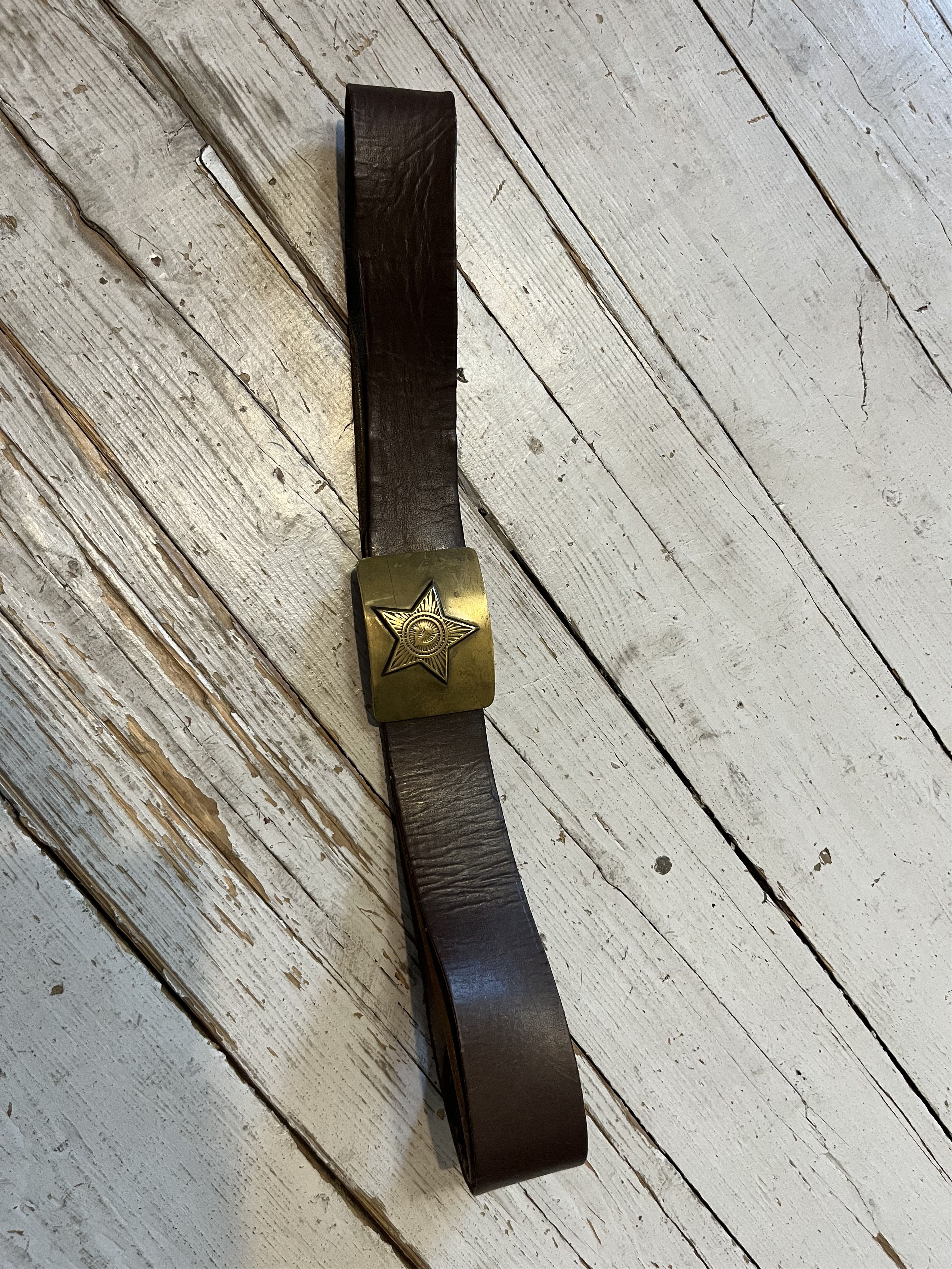 Cccp × Vintage 80's CCCP Communist Russian USSR Belt Size ONE SIZE - 3 Thumbnail