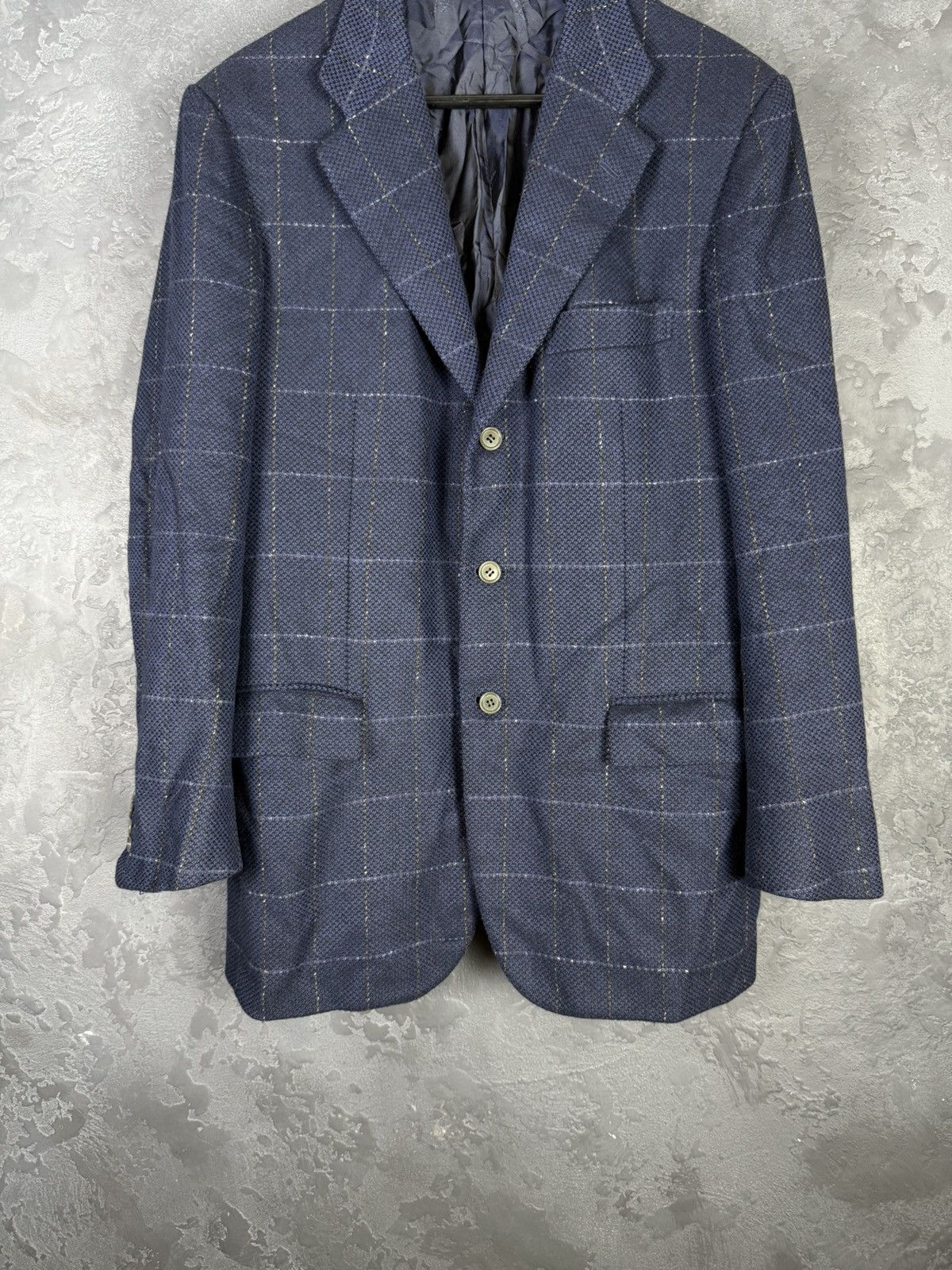 Kiton Kiton Napoli Trois Pommes Blazer 100% Cashmere Blazer Jacket Size 52R - 7 Thumbnail